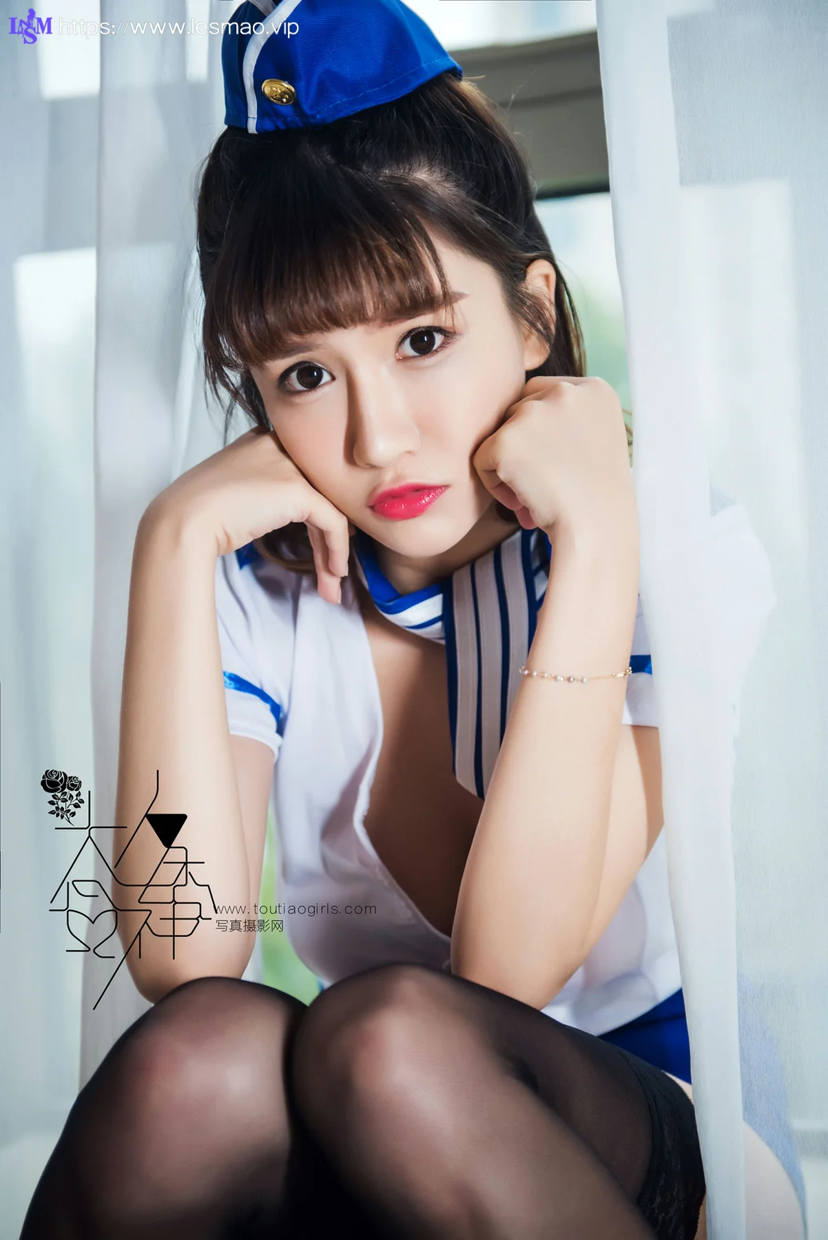 Goddes 头条女神 No.175 Modo 郭美美空姐制服 - 13