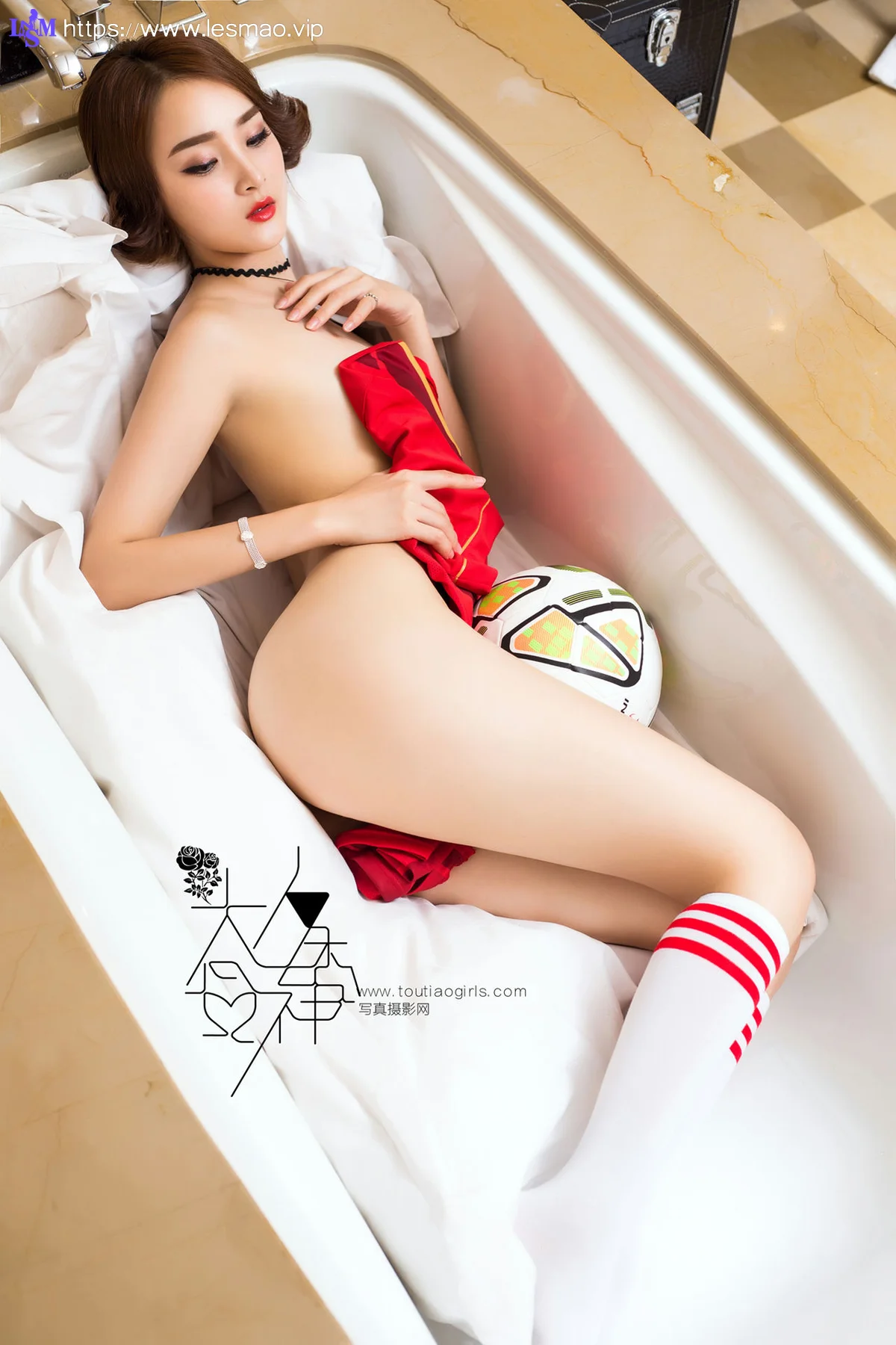 Goddes 头条女神 No.181 Modo 周夕爱致敬曼联 - 17