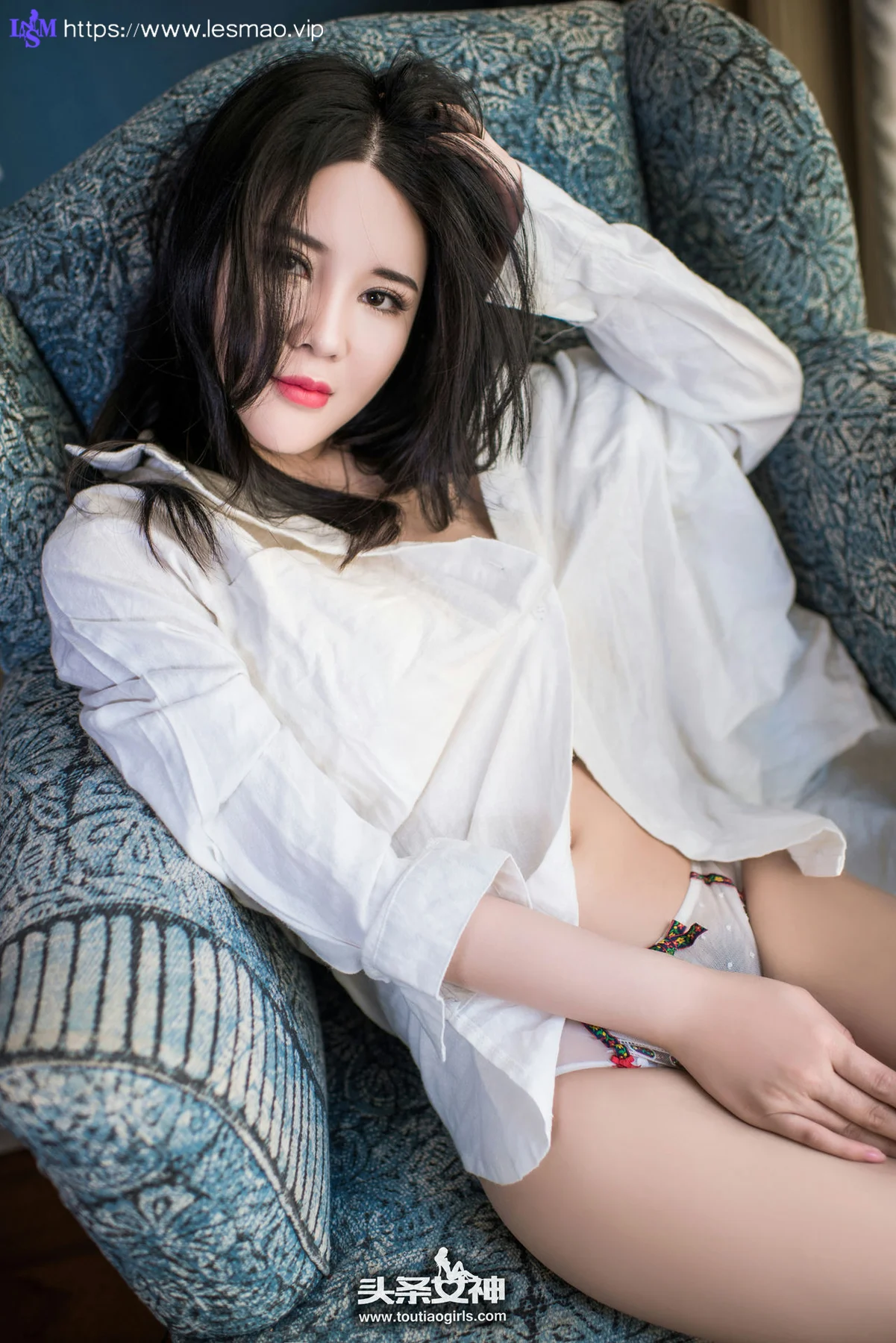 Goddes 头条女神 No.290 Modo 可儿热情白衬衣 - 8