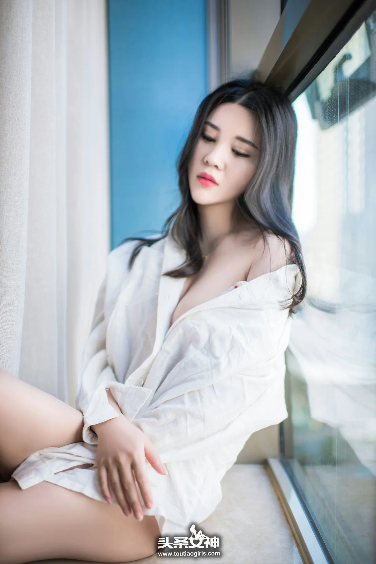 Goddes 头条女神 No.290 Modo 可儿热情白衬衣 - 11