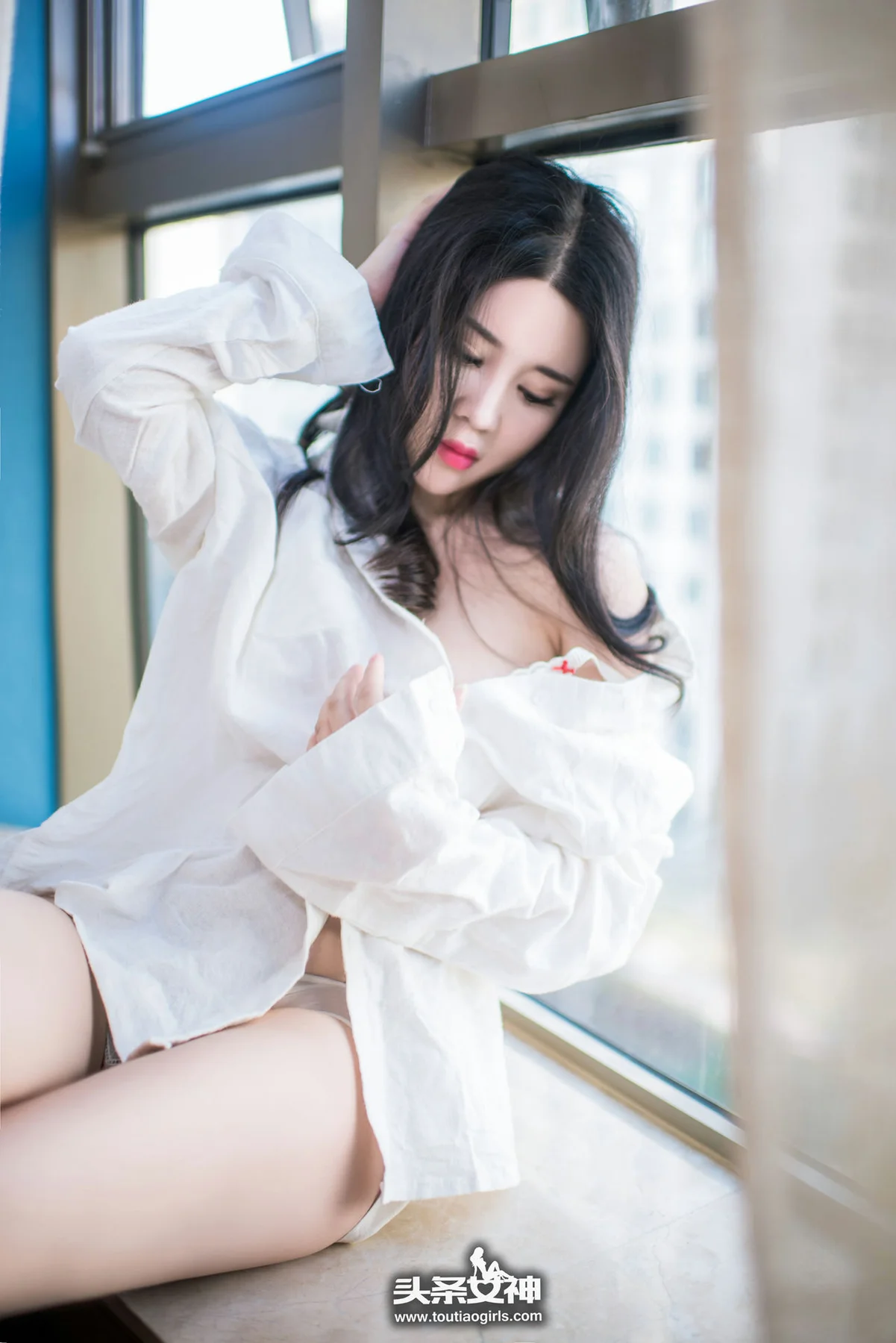Goddes 头条女神 No.290 Modo 可儿热情白衬衣 - 12