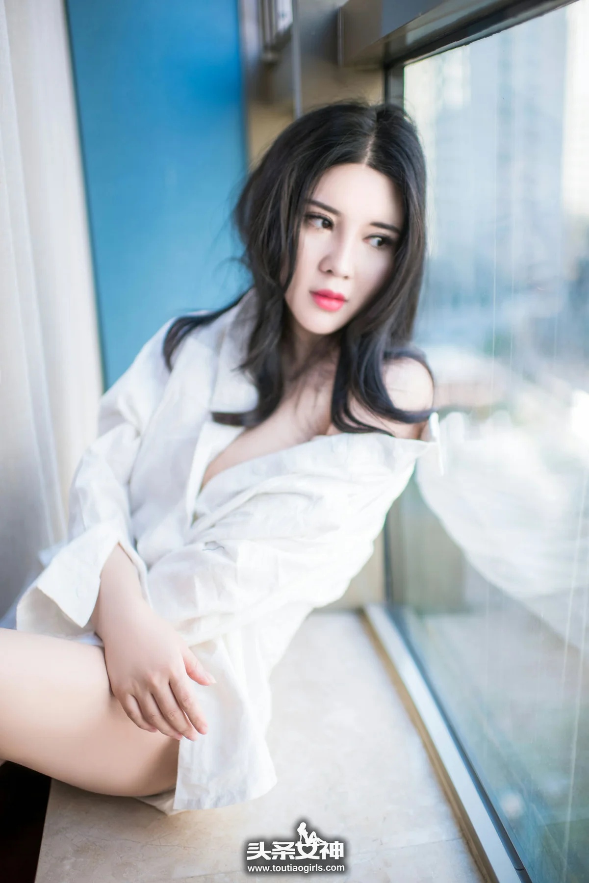 Goddes 头条女神 No.290 Modo 可儿热情白衬衣 - 14