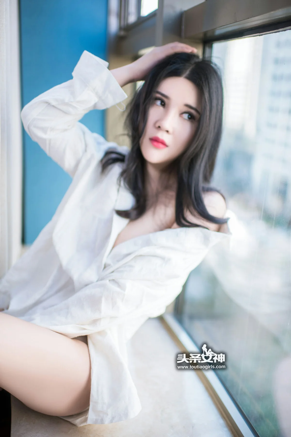 Goddes 头条女神 No.290 Modo 可儿热情白衬衣 - 15