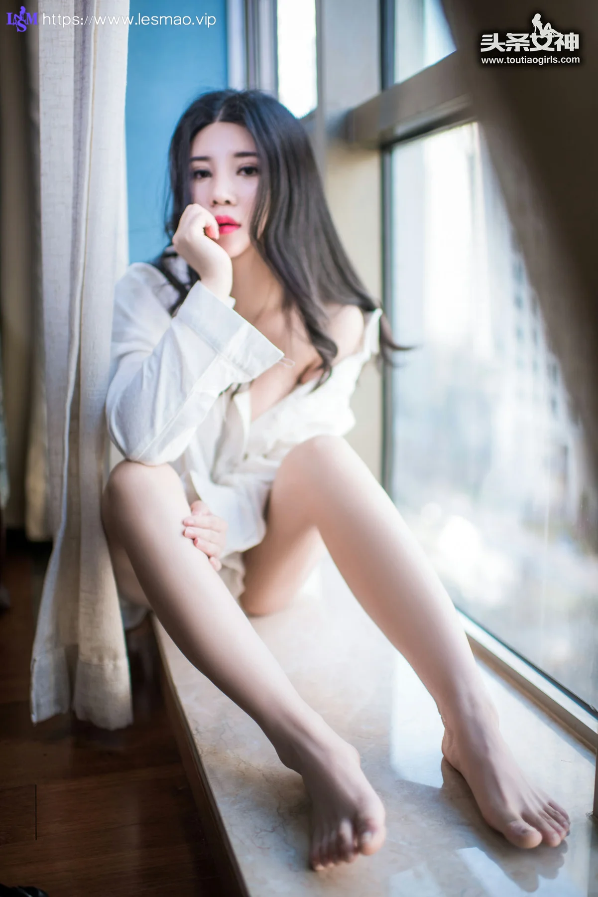 Goddes 头条女神 No.290 Modo 可儿热情白衬衣 - 20