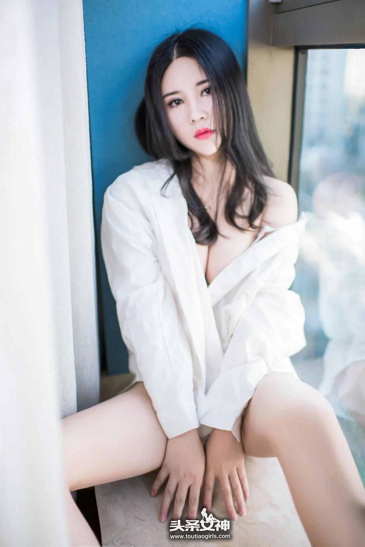 Goddes 头条女神 No.290 Modo 可儿热情白衬衣 - 21