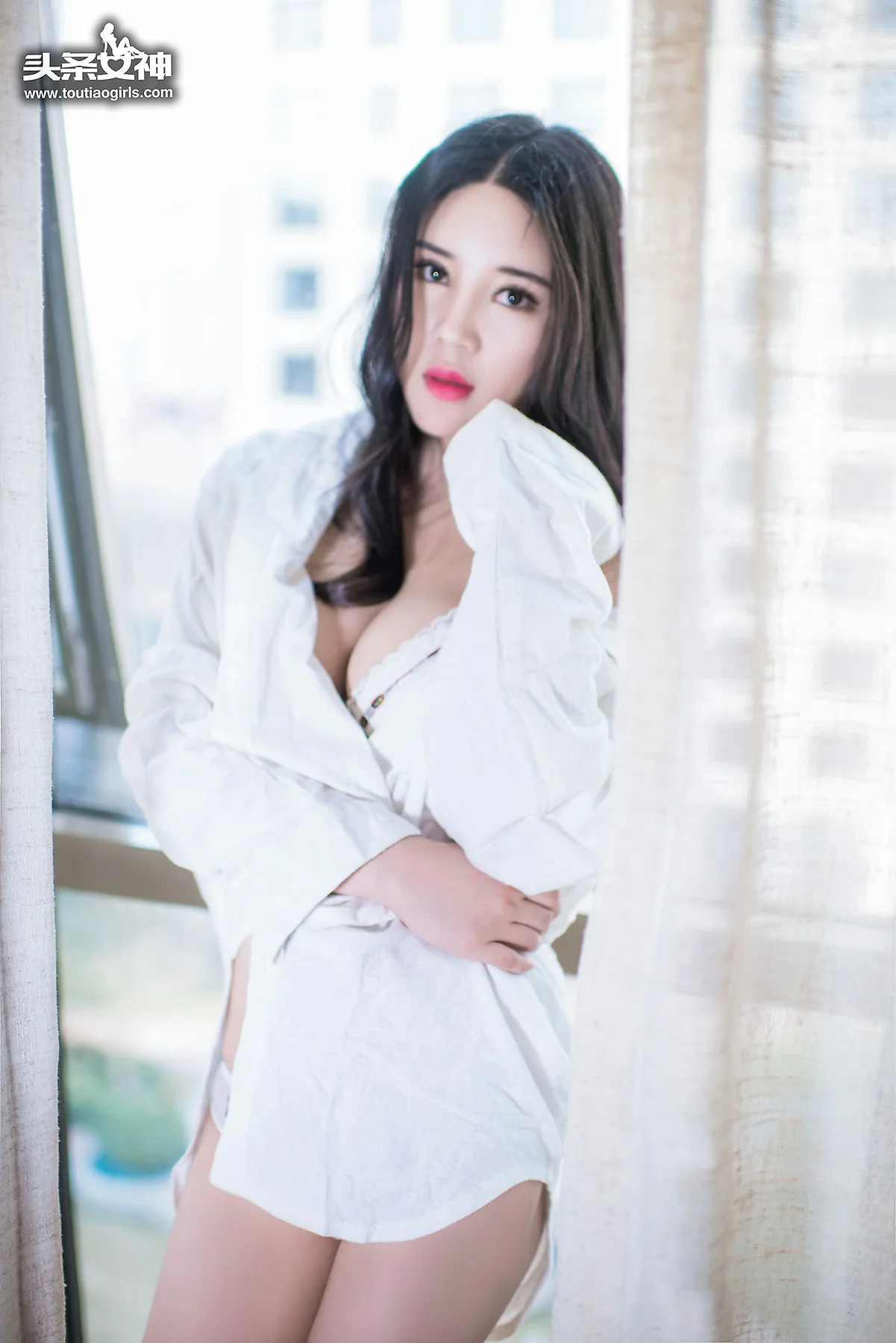 Goddes 头条女神 No.290 Modo 可儿热情白衬衣 - 25