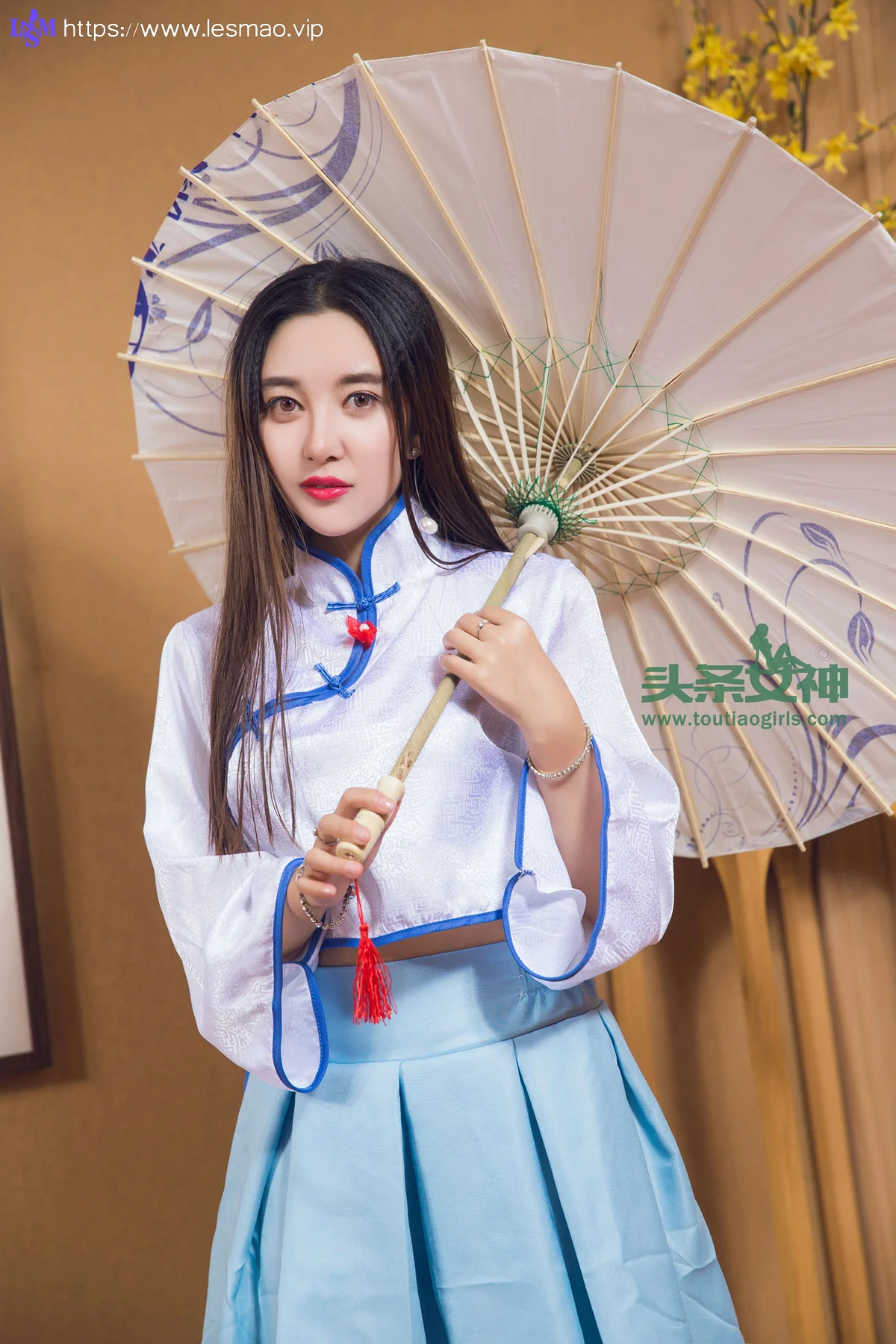 Goddes 头条女神 No.301 Modo 李梓熙洛天依蓝写真 - 1