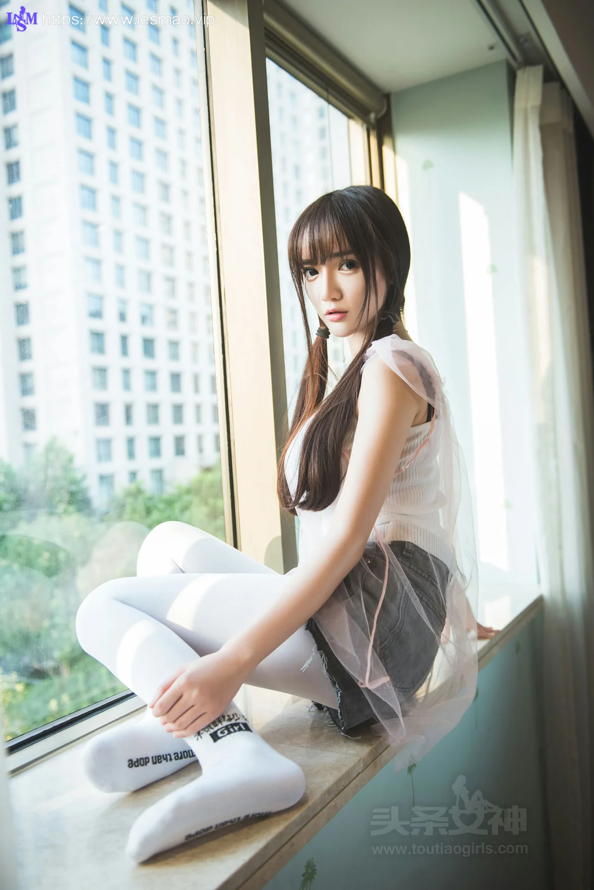 Goddes 头条女神 No.405 Modo 小如镜的白袜子 - 10