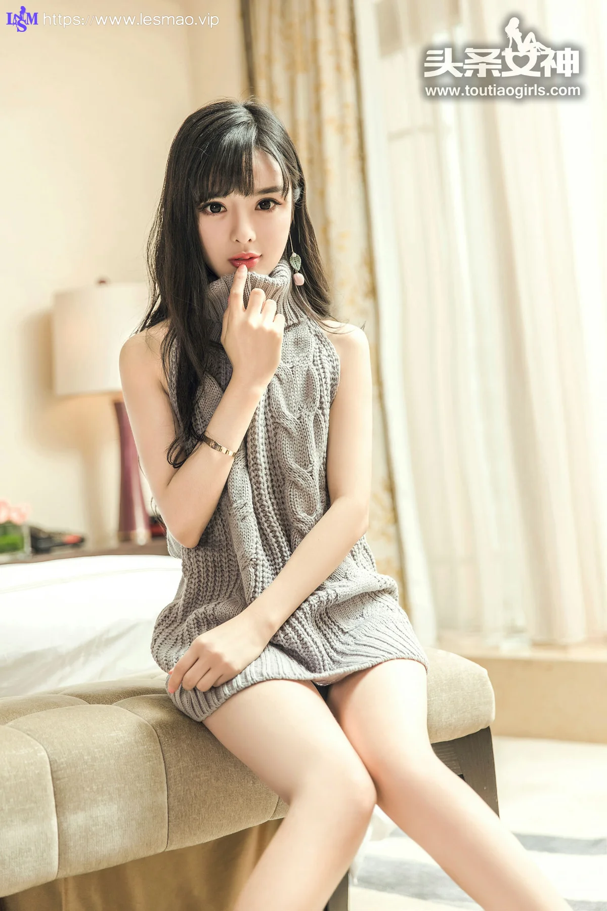 Goddes 头条女神 No.414 Modo 周熙妍毛衣 - 16
