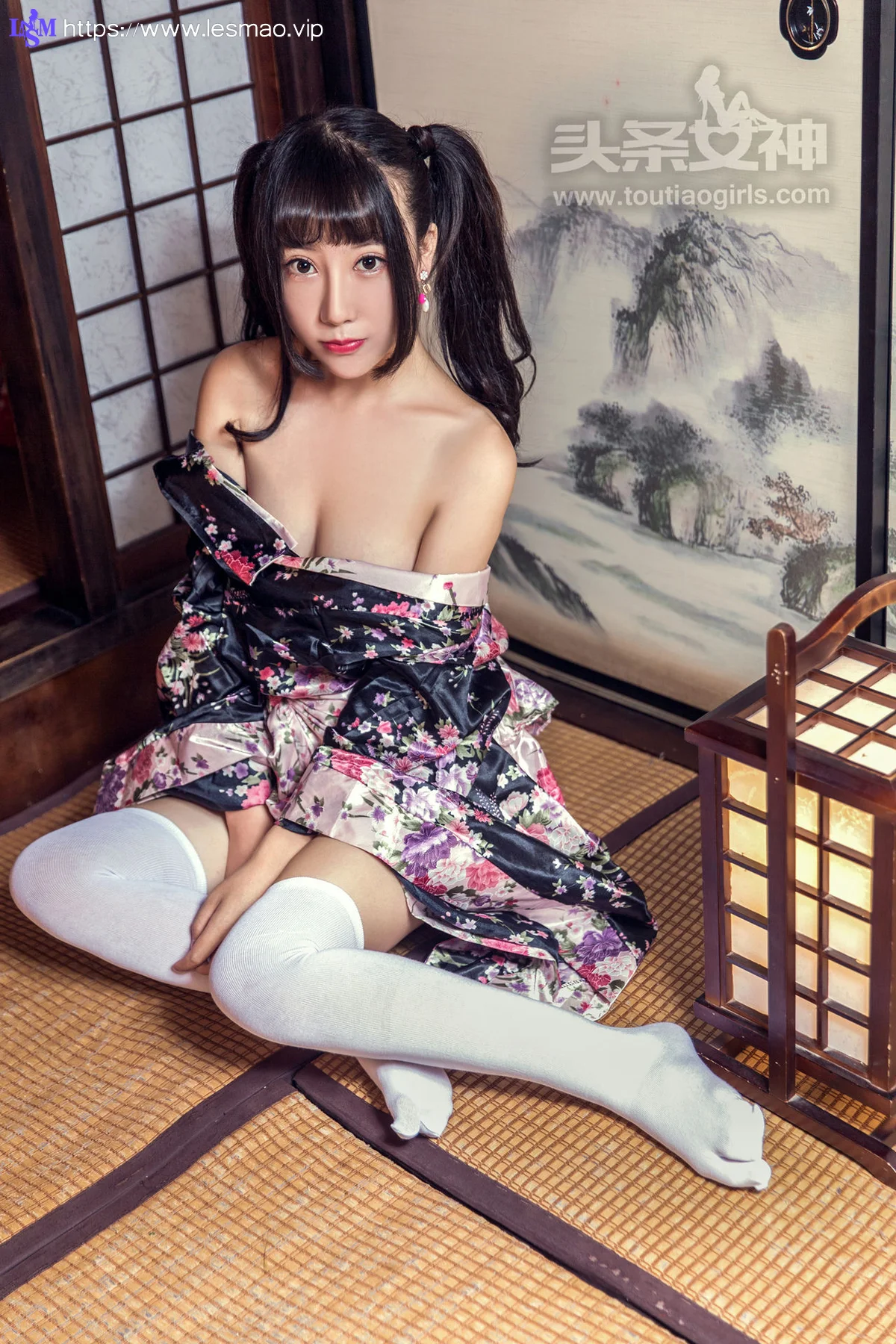 Goddes 头条女神 No.417 Modo 笑笑和服 马尾少女 - 19