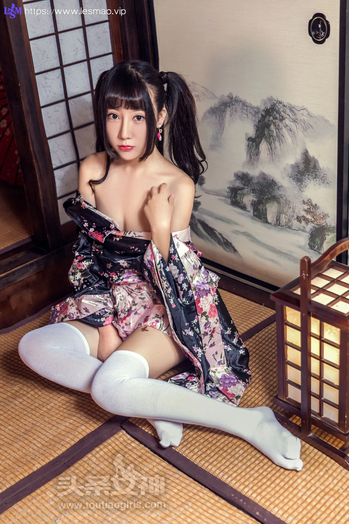 Goddes 头条女神 No.417 Modo 笑笑和服 马尾少女 - 20
