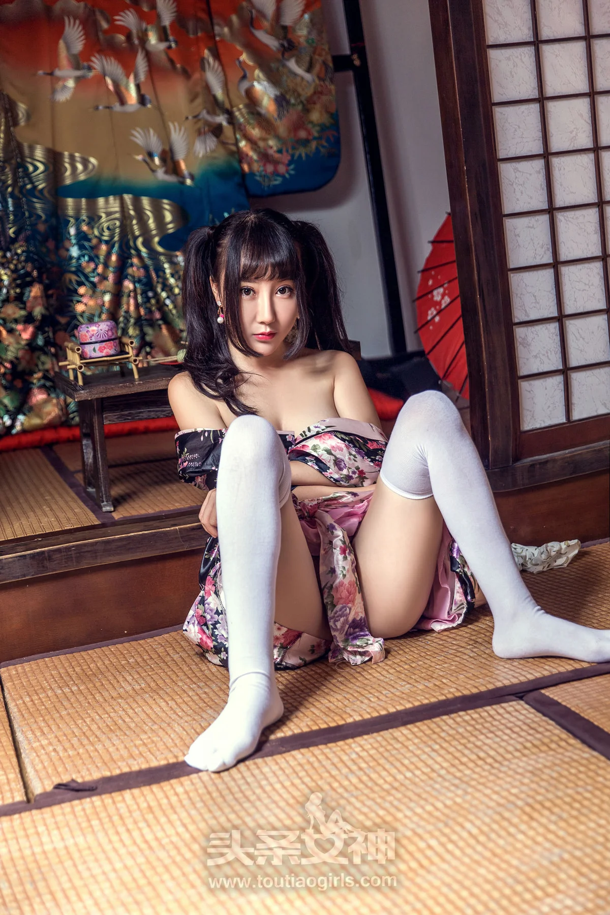 Goddes 头条女神 No.417 Modo 笑笑和服 马尾少女 - 29