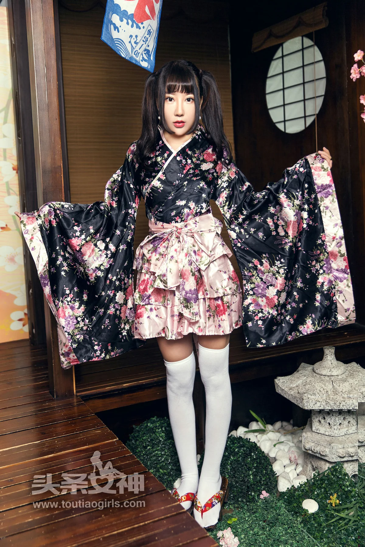 Goddes 头条女神 No.417 Modo 笑笑和服 马尾少女 - 33
