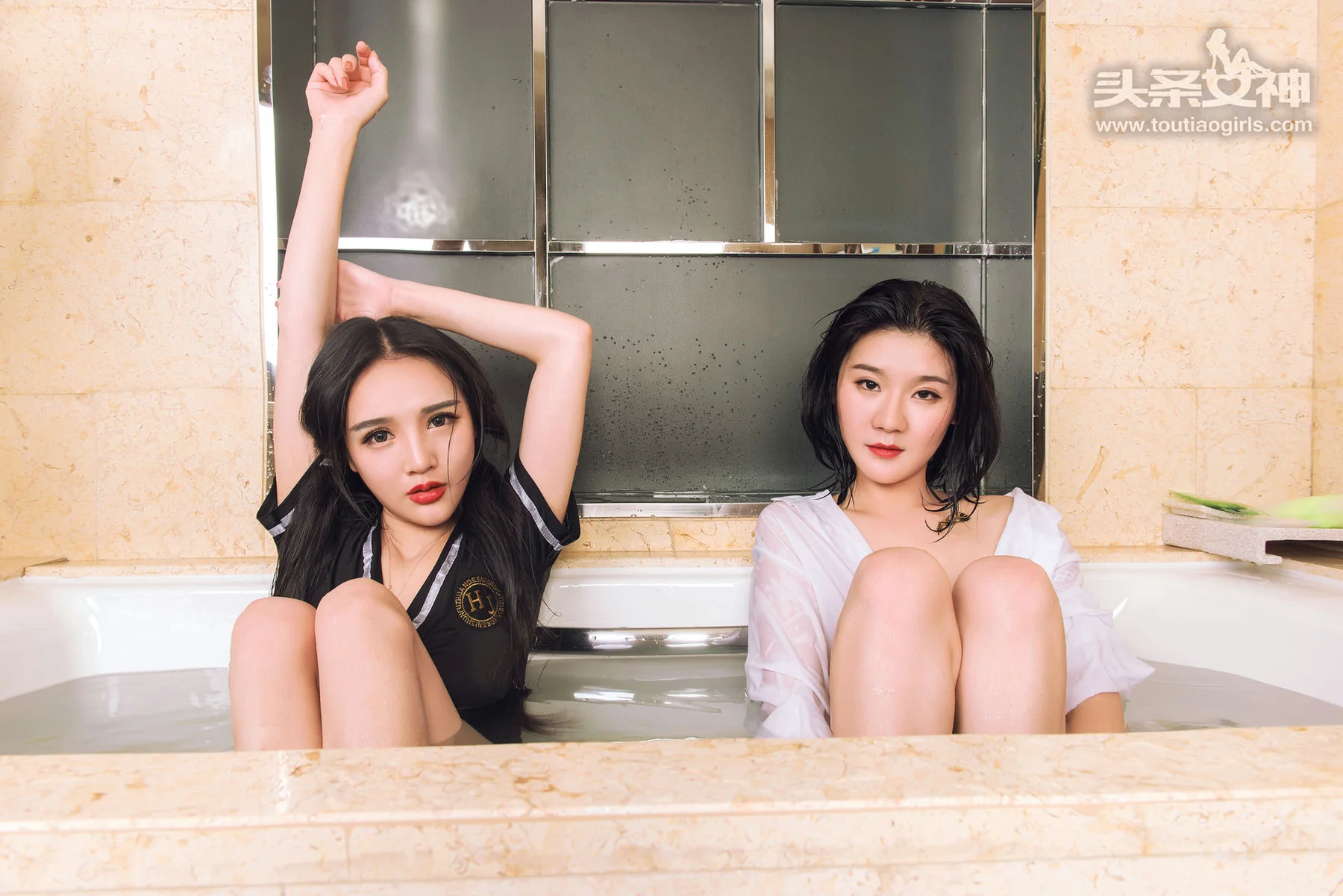 Goddes 头条女神 No.452 Modo 夏夏双人姐妹 - 38