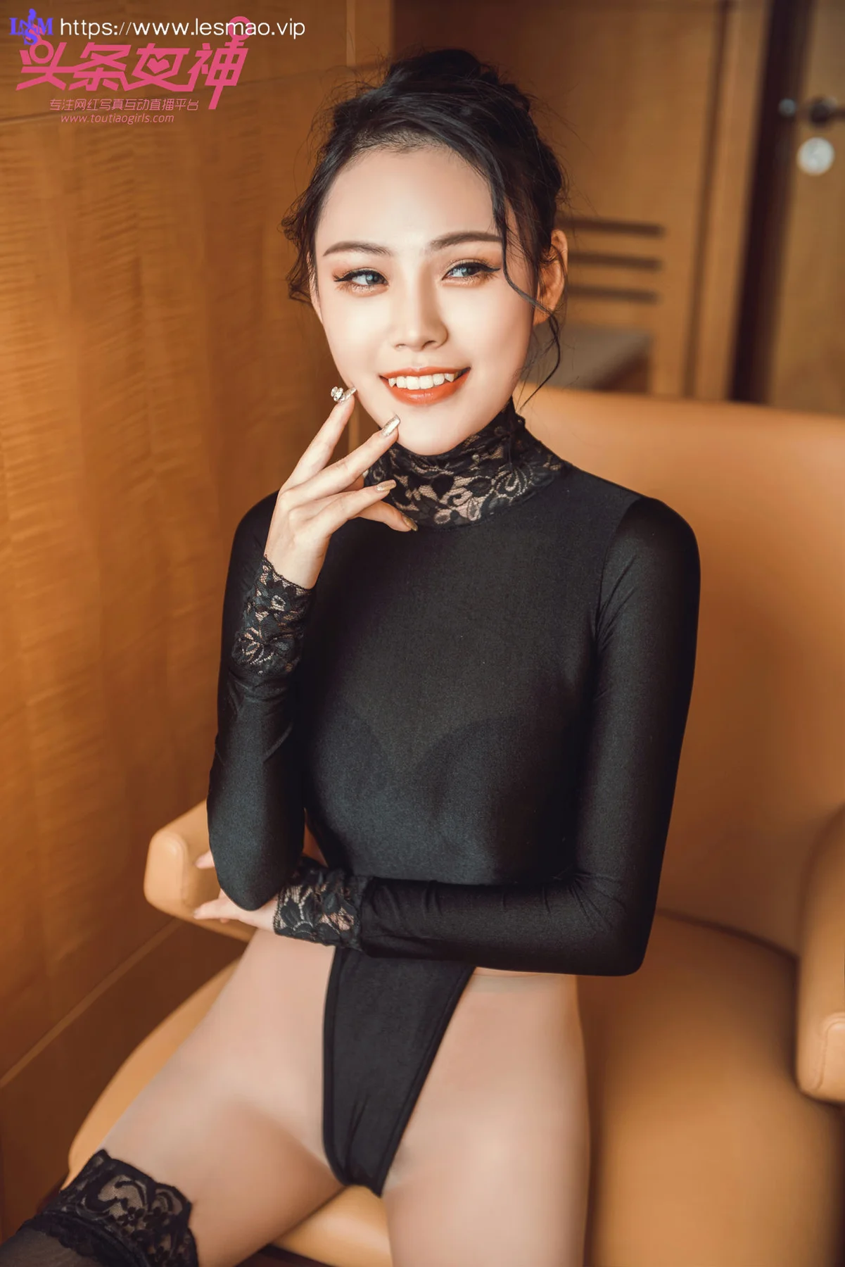 Goddes 头条女神 No.467 Modo kitty泛太平洋泳衣黑丝高叉 - 17