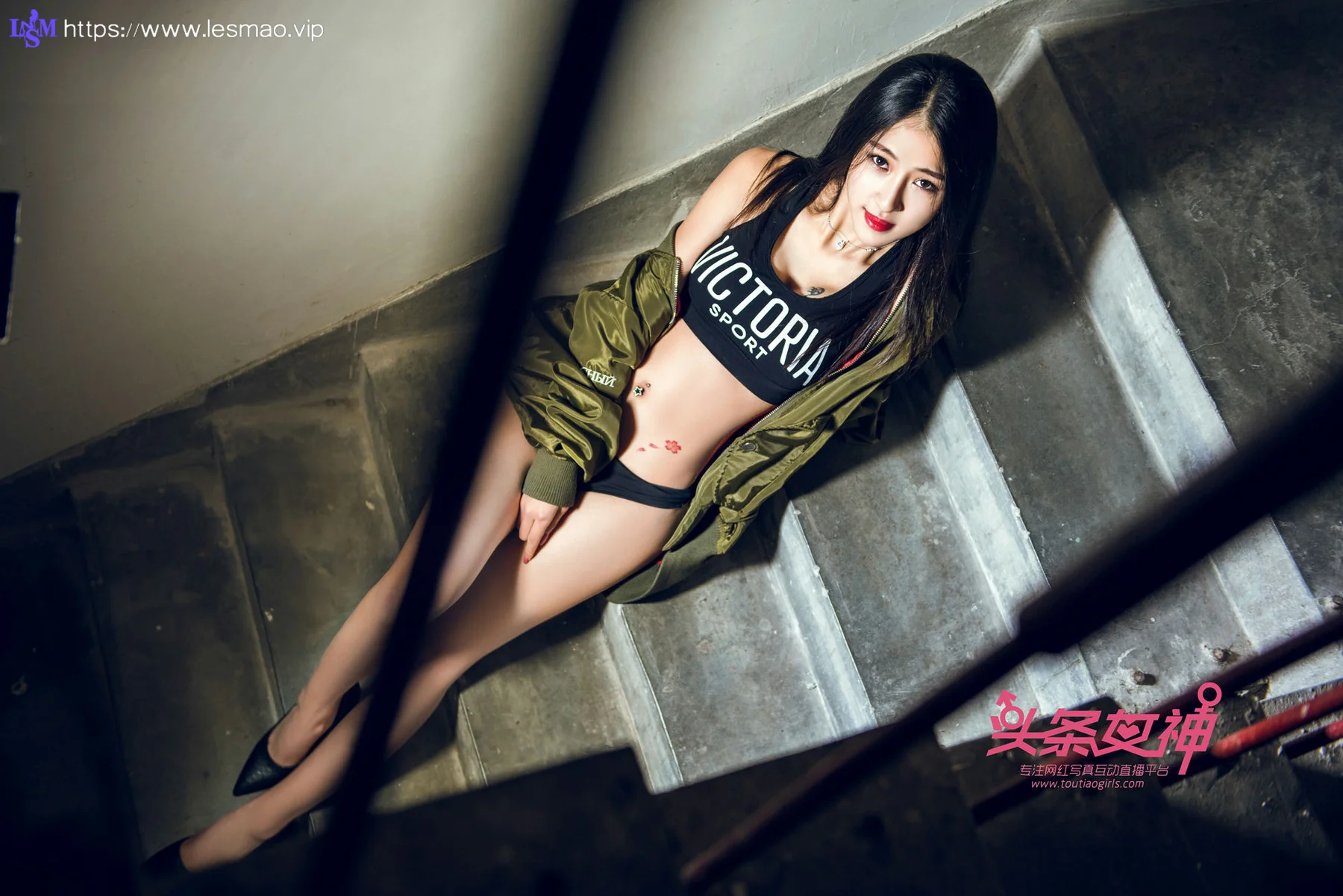 Goddes 头条女神 No.474 Modo 如意绿外套 - 13