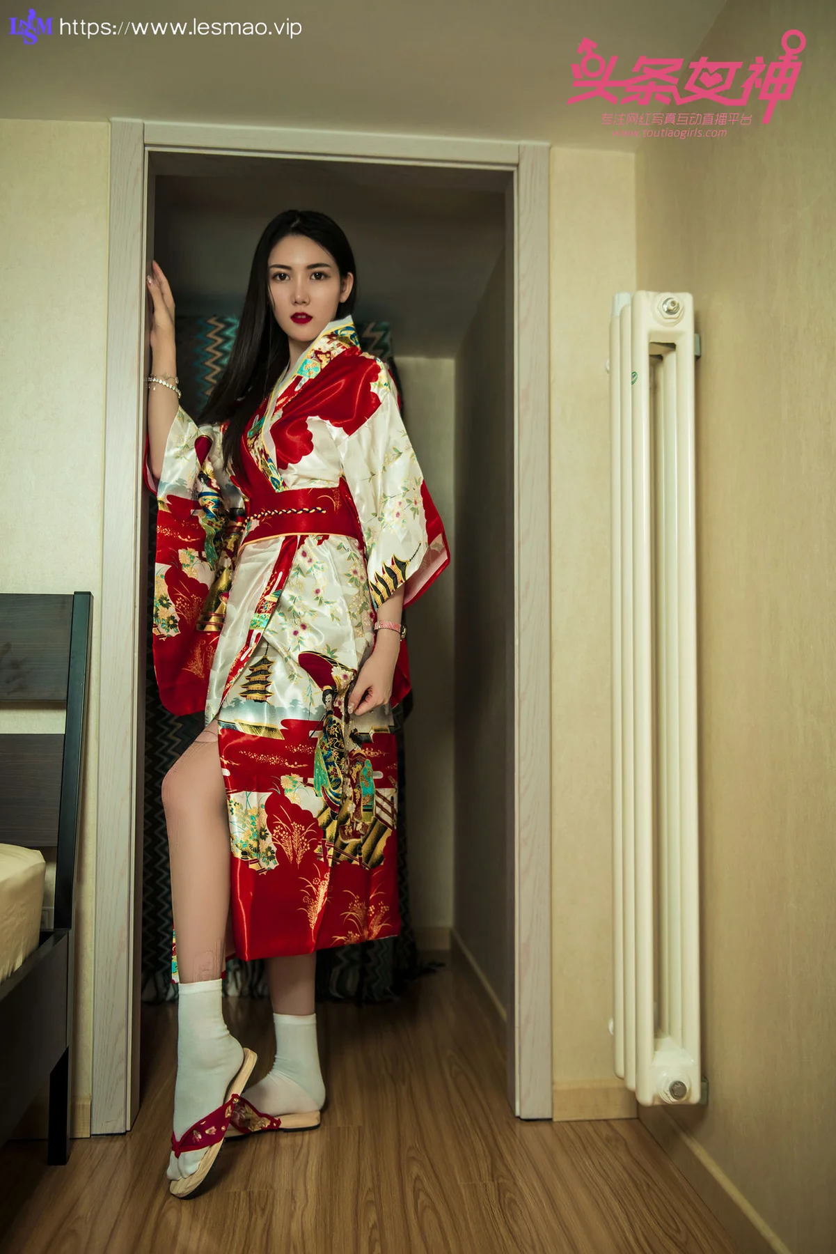 Goddes 头条女神 No.585 Modo 冯雪娇2M白沙发 - 31