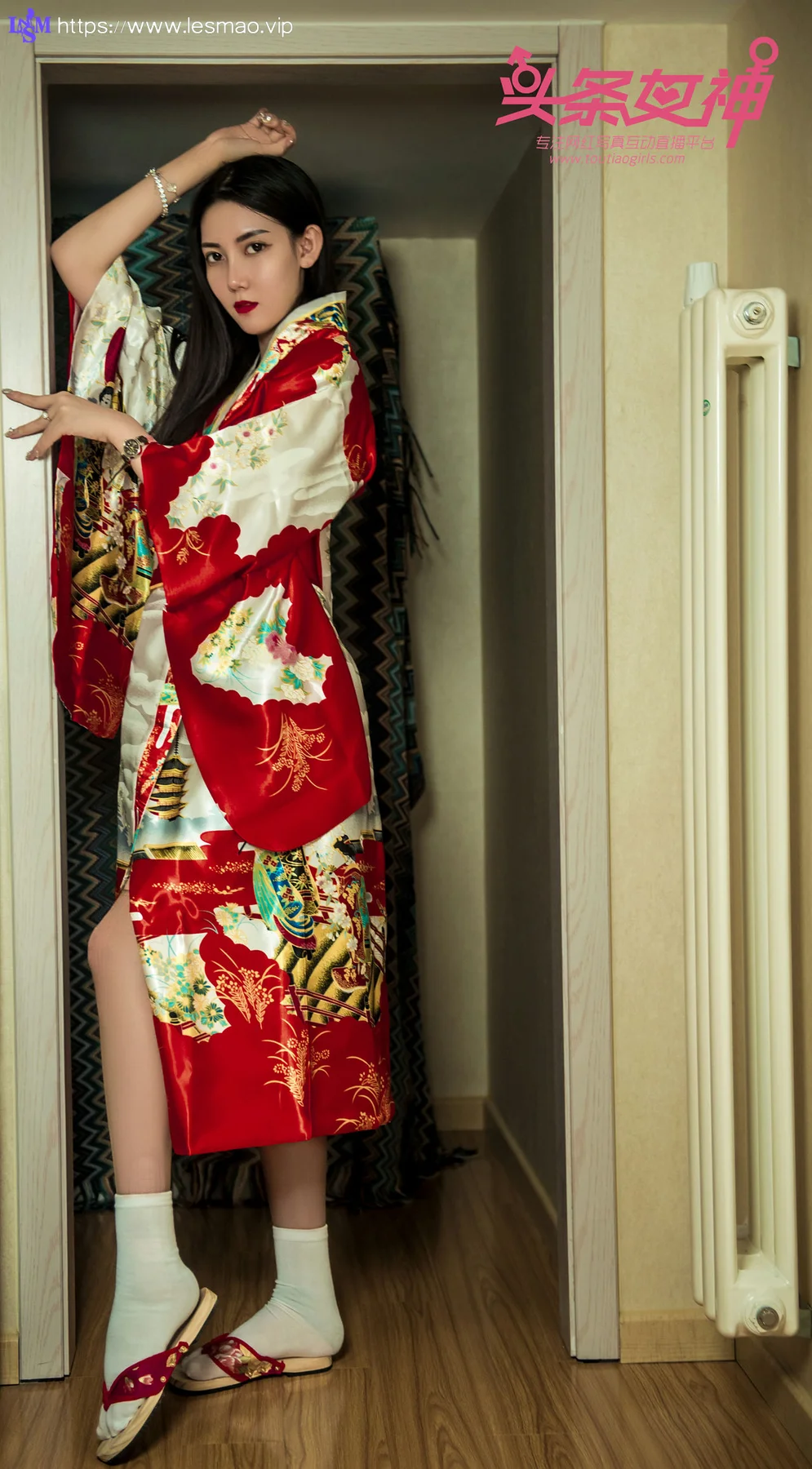 Goddes 头条女神 No.585 Modo 冯雪娇2M白沙发 - 32