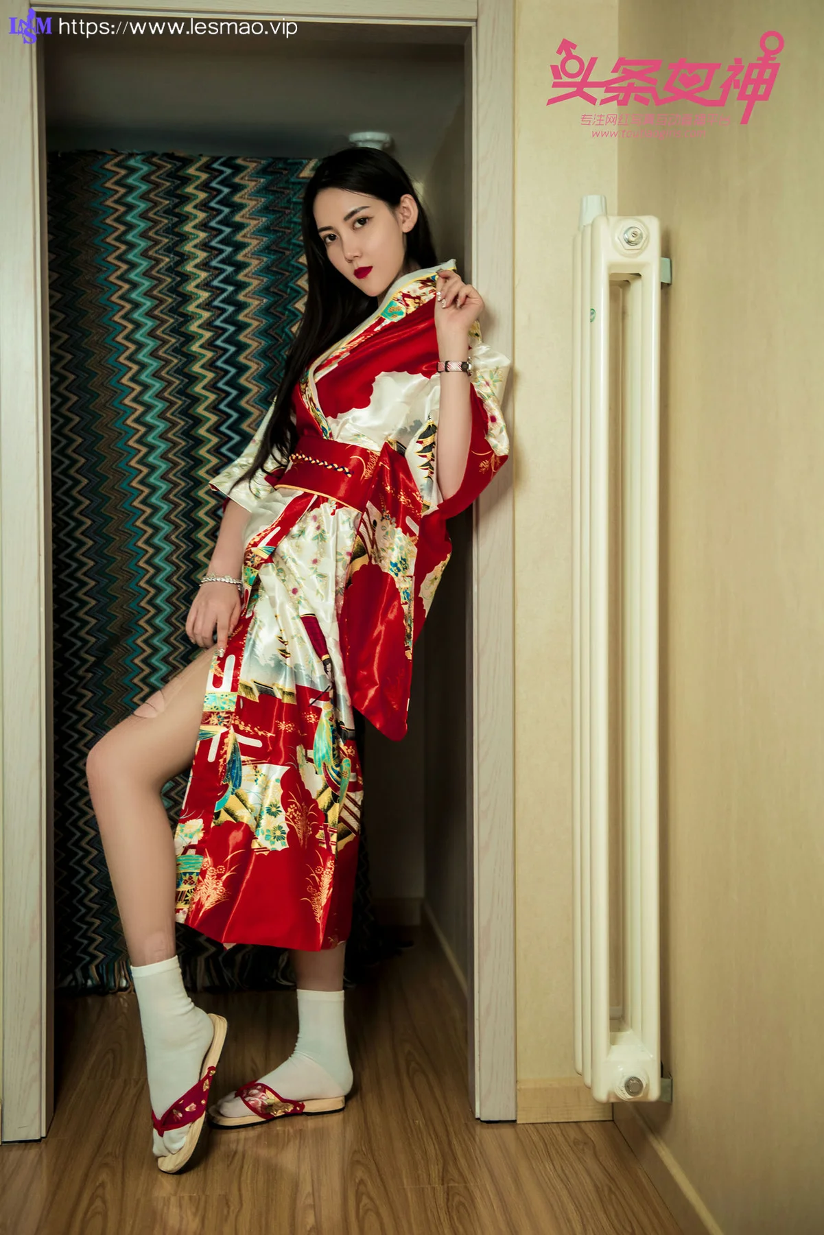 Goddes 头条女神 No.585 Modo 冯雪娇2M白沙发 - 33