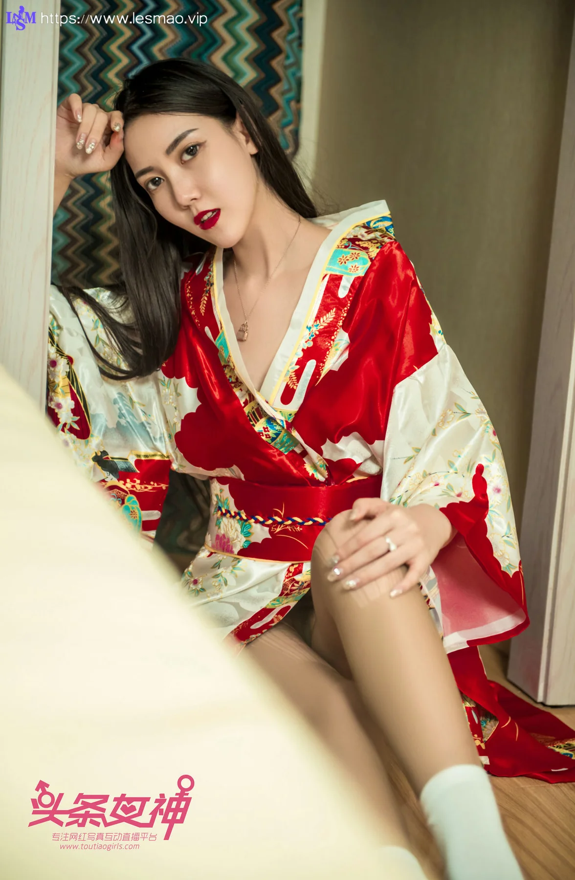 Goddes 头条女神 No.585 Modo 冯雪娇2M白沙发 - 36