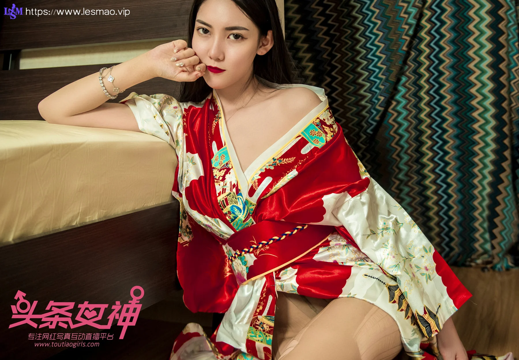 Goddes 头条女神 No.585 Modo 冯雪娇2M白沙发 - 39