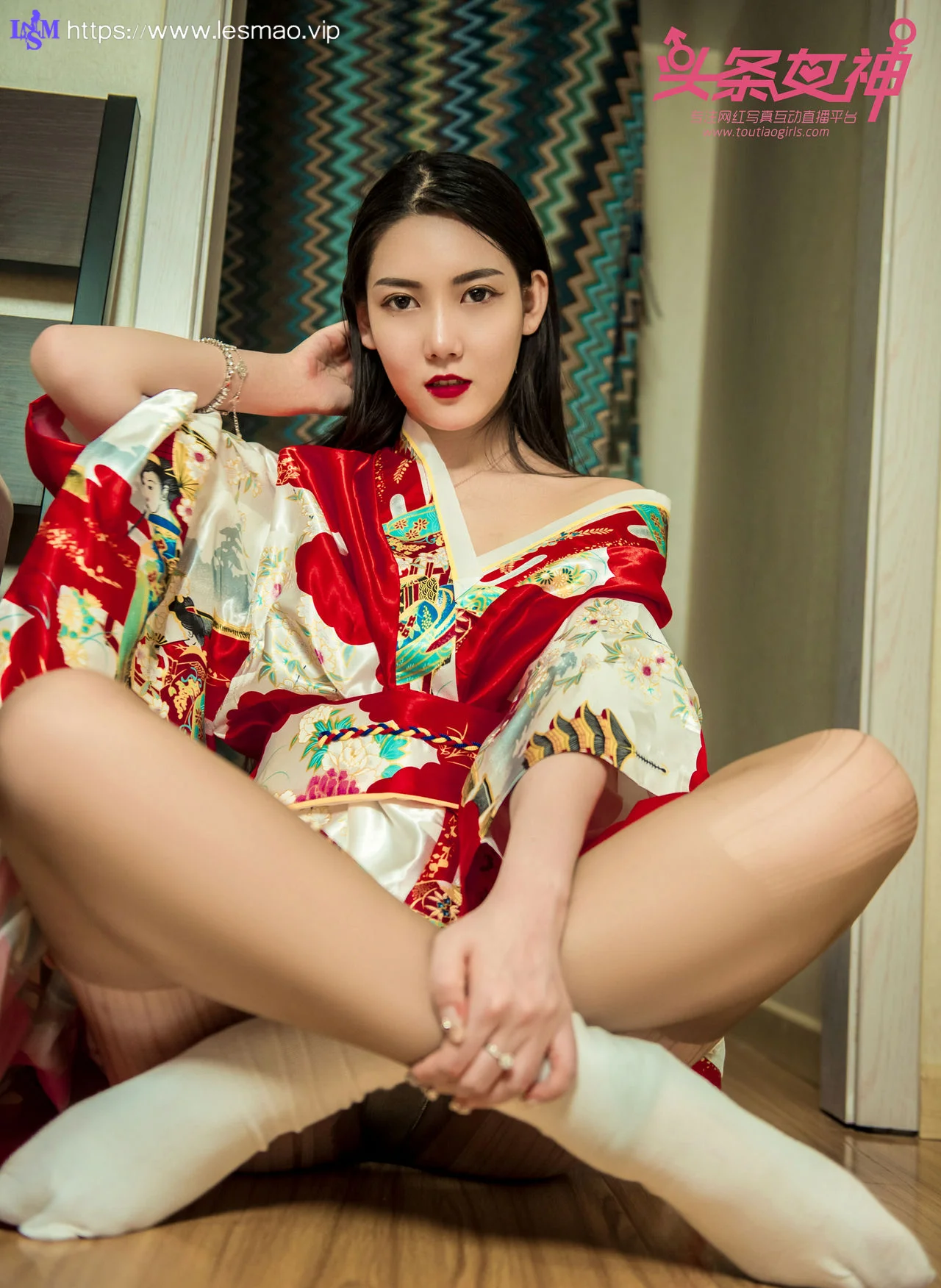 Goddes 头条女神 No.585 Modo 冯雪娇2M白沙发 - 42
