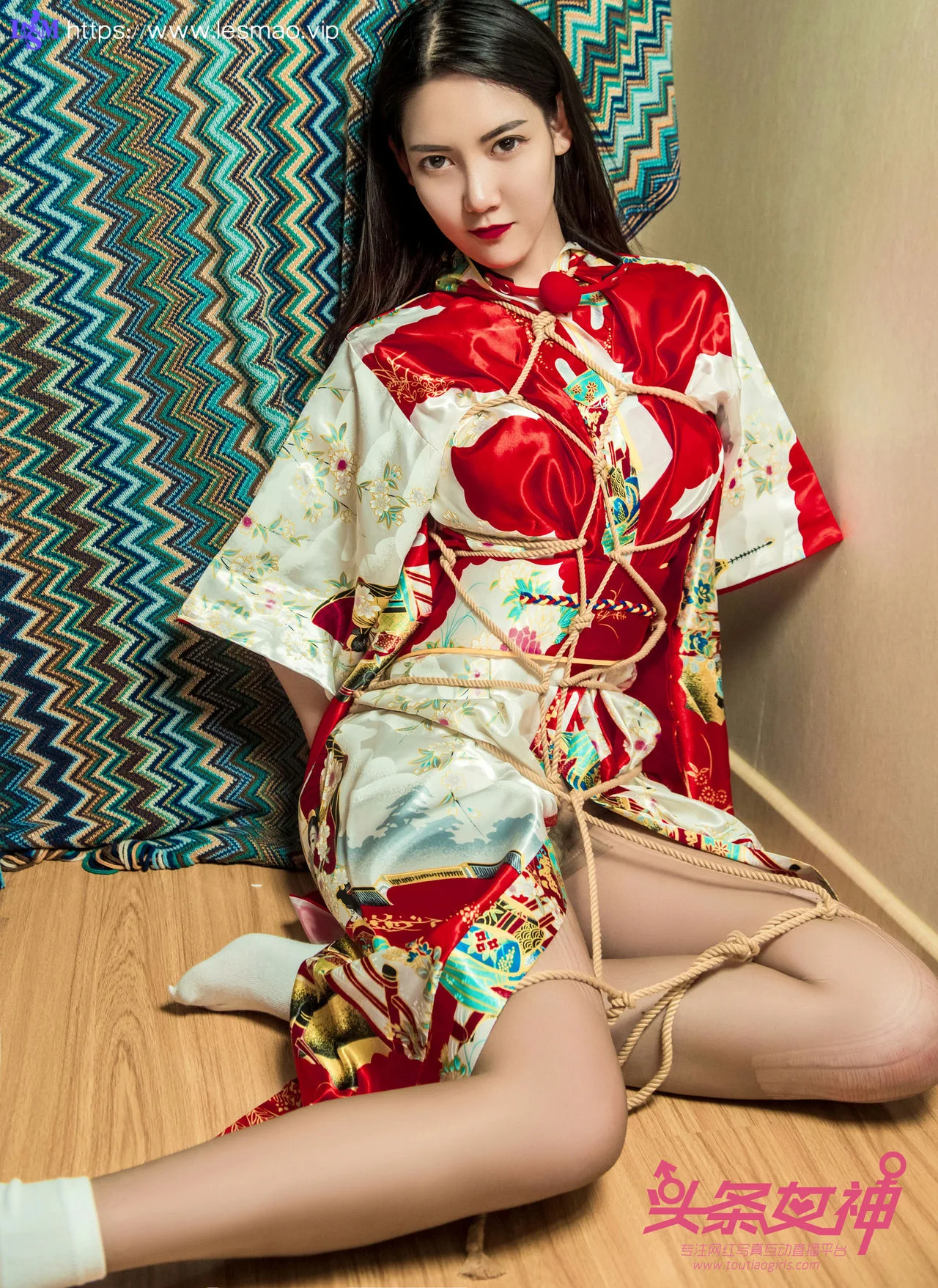 Goddes 头条女神 No.585 Modo 冯雪娇2M白沙发 - 47