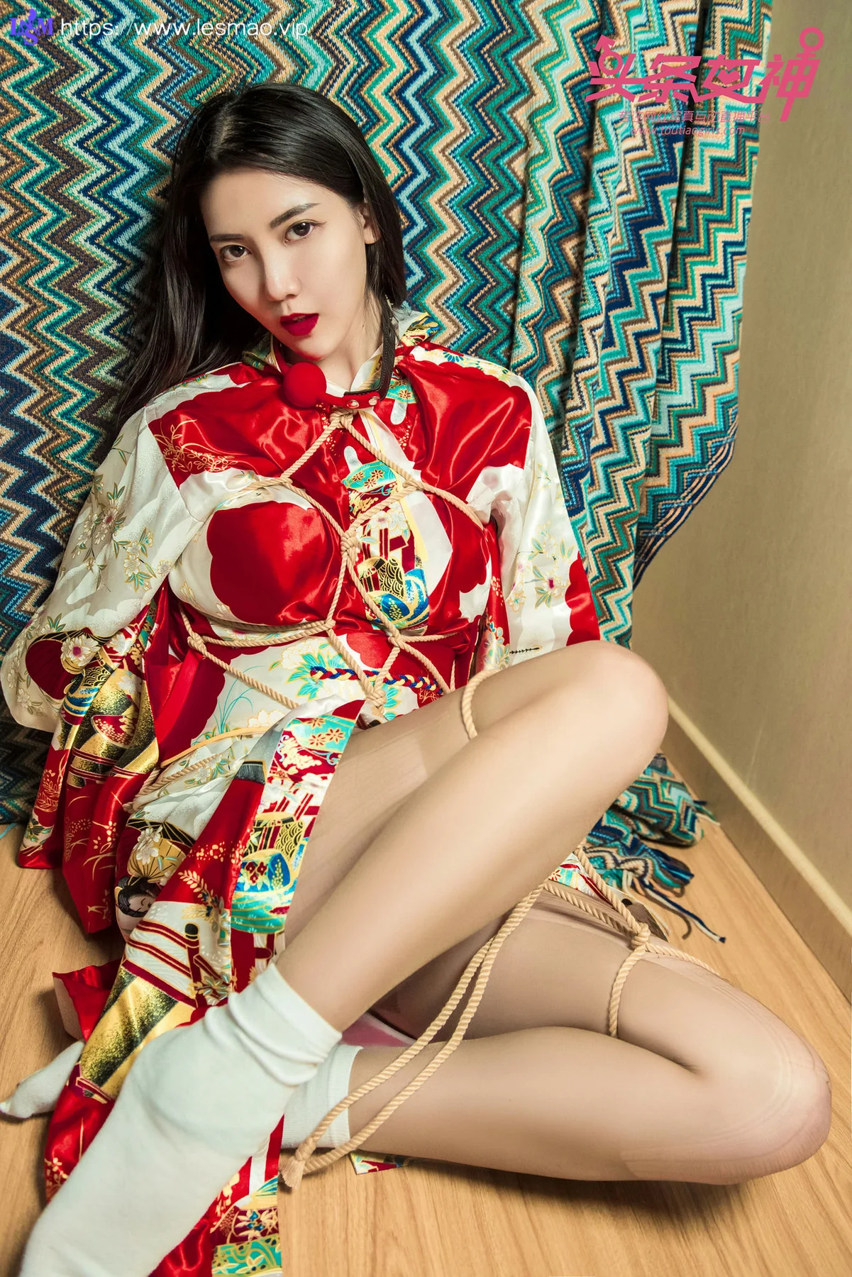 Goddes 头条女神 No.585 Modo 冯雪娇2M白沙发 - 50
