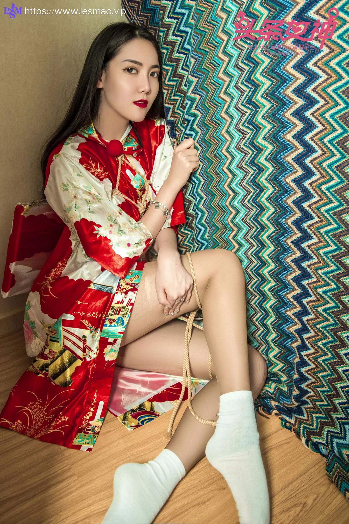 Goddes 头条女神 No.585 Modo 冯雪娇2M白沙发 - 51