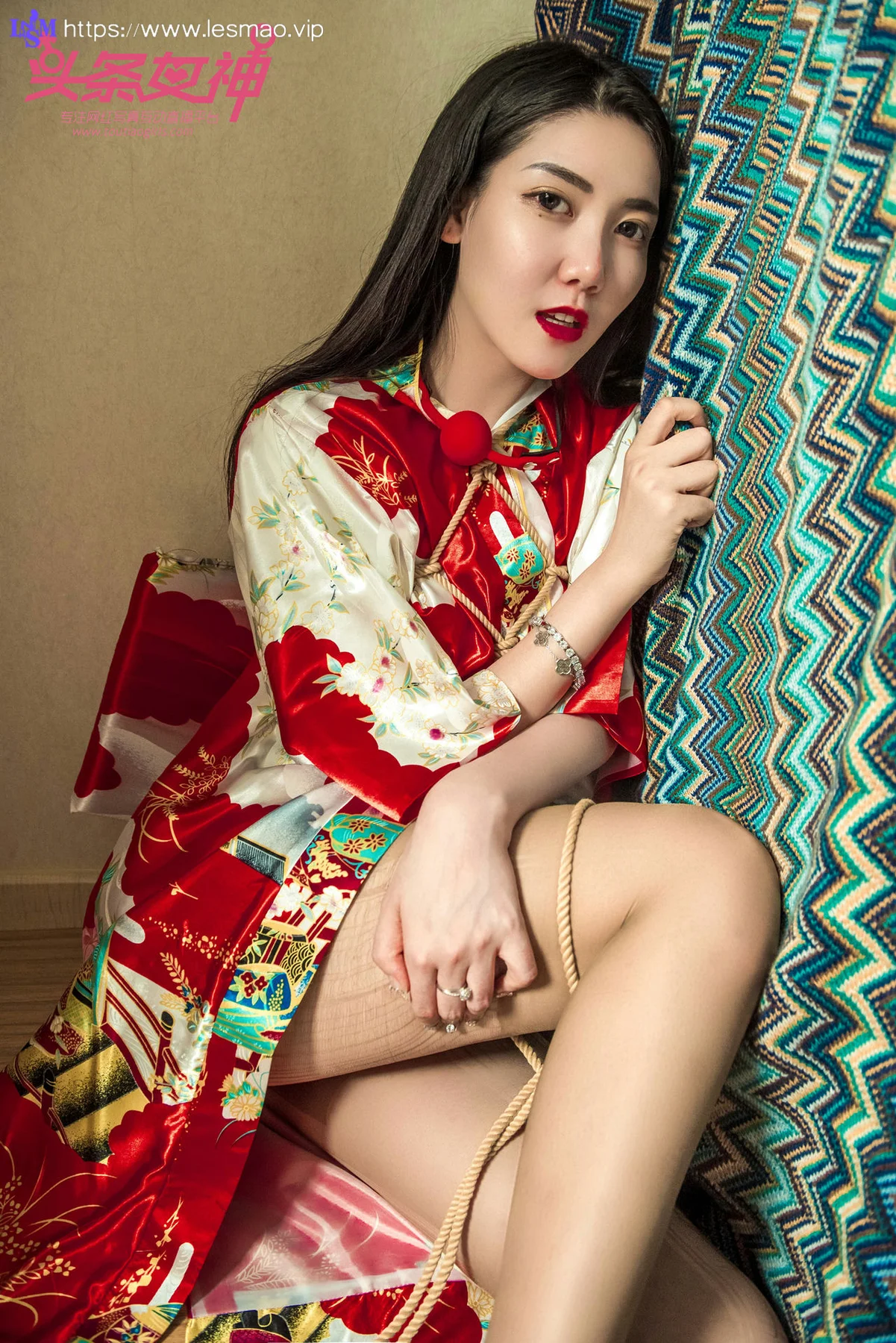 Goddes 头条女神 No.585 Modo 冯雪娇2M白沙发 - 52