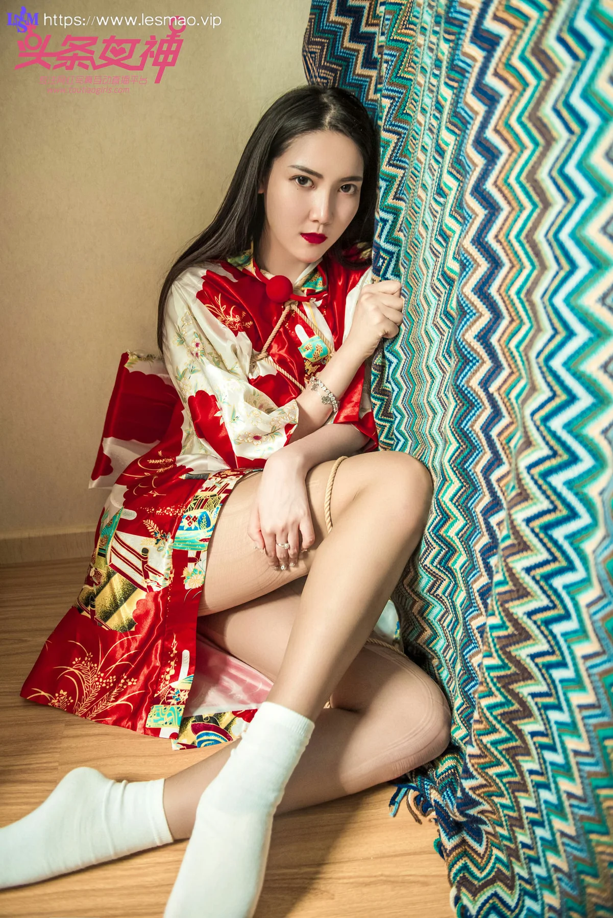 Goddes 头条女神 No.585 Modo 冯雪娇2M白沙发 - 53