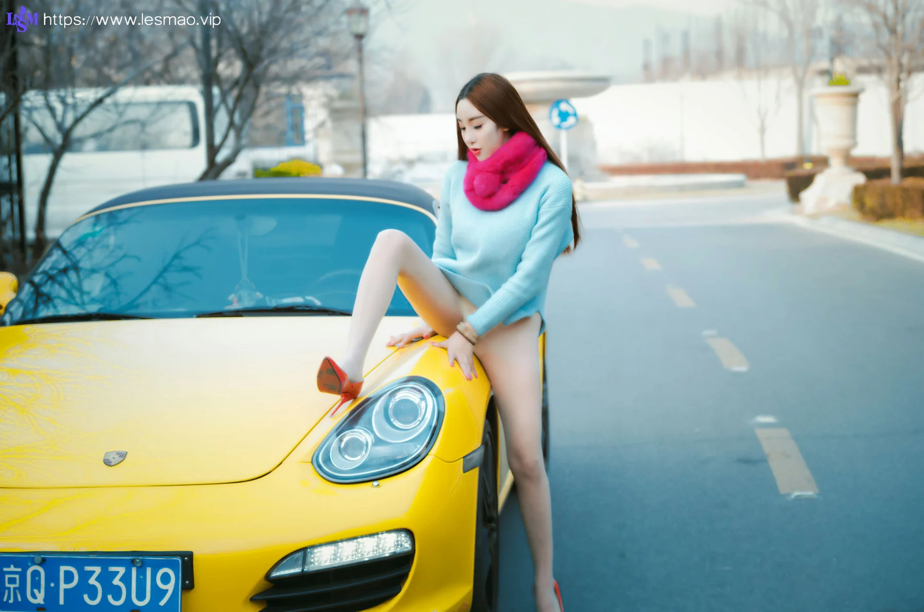 Goddes 头条女神 No.586 Modo 韩夏汐特别车模 - 30