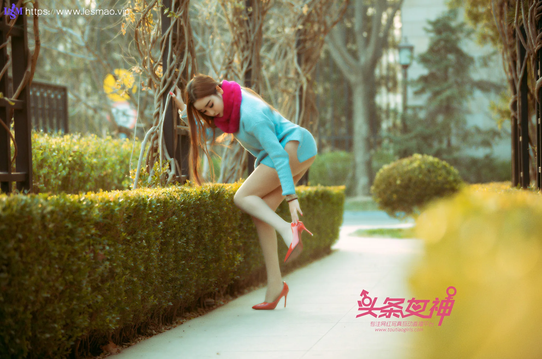 Goddes 头条女神 No.586 Modo 韩夏汐特别车模 - 47