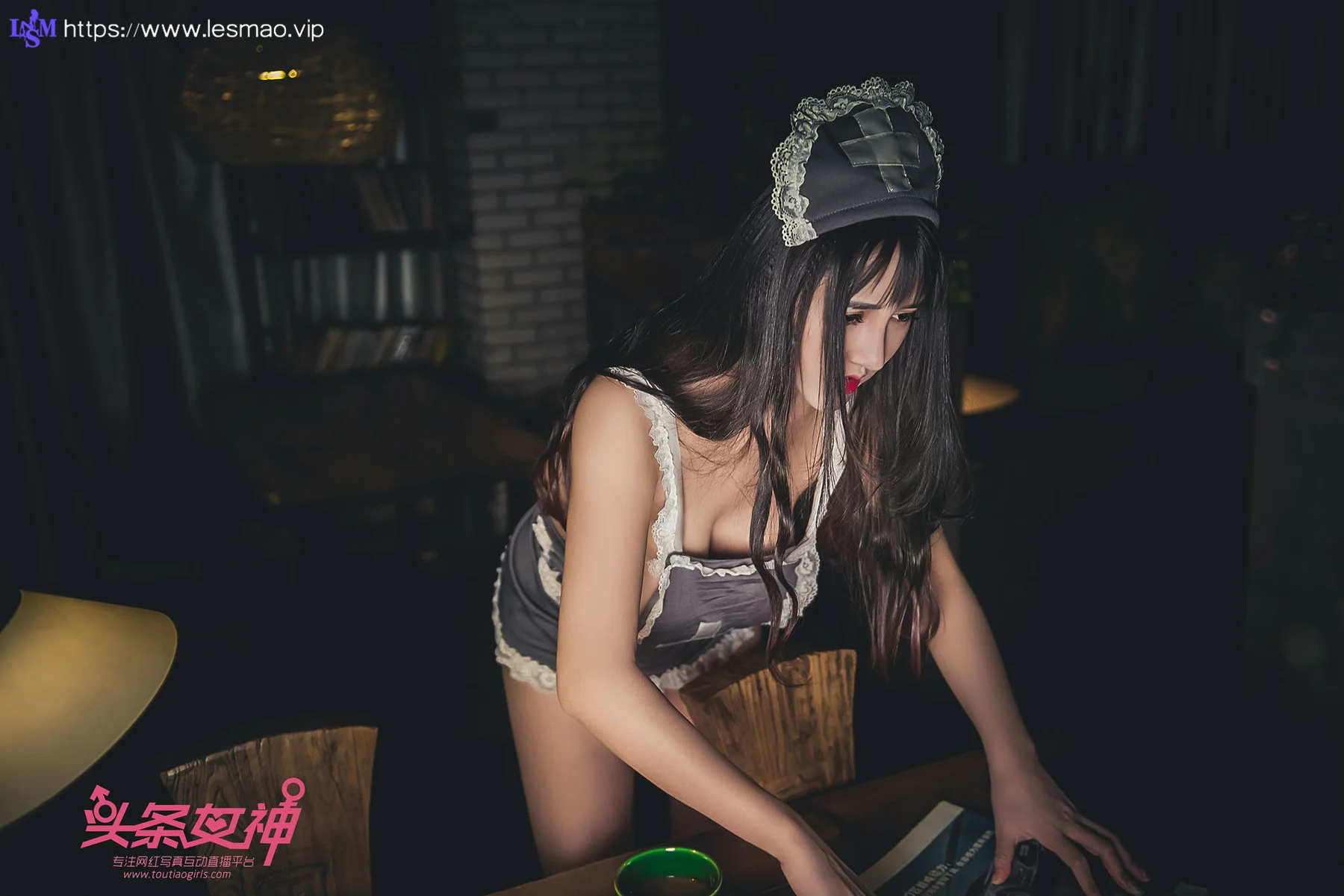 Goddes 头条女神 No.615 大晗巨乳咖啡厅制服 - 34