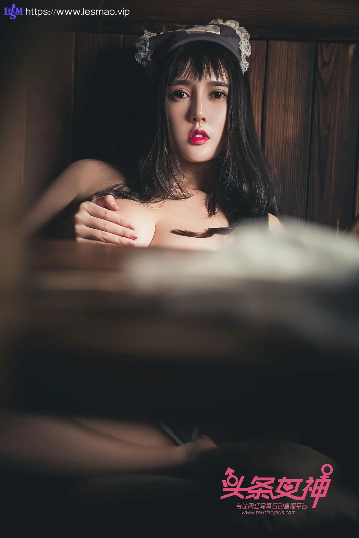 Goddes 头条女神 No.615 大晗巨乳咖啡厅制服 - 45