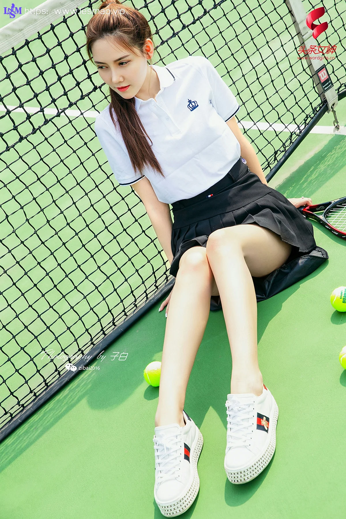 Goddes 头条女神 No.758 莎伦 我是网球美少女健身辣妹 - 1