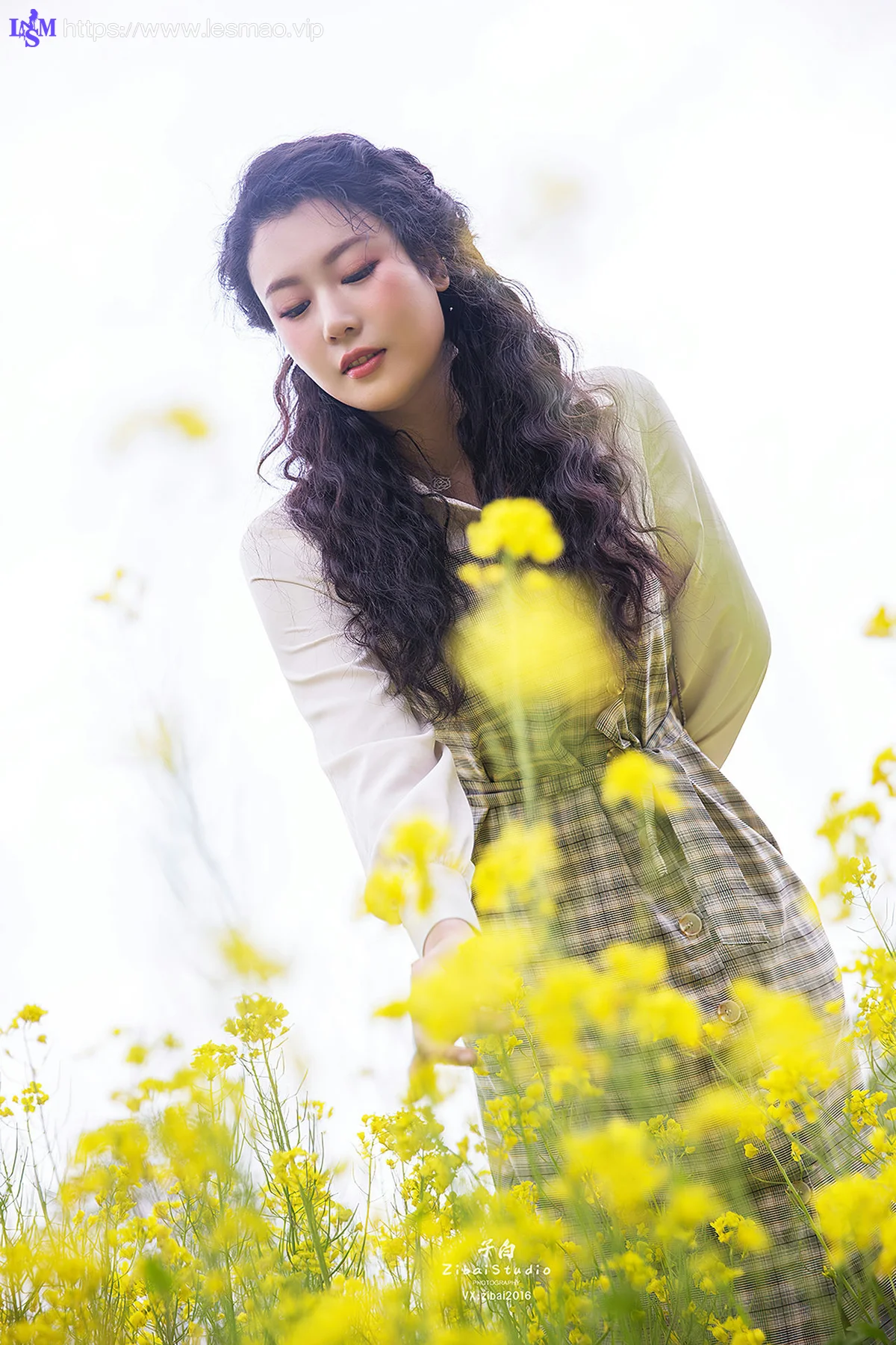 Goddes 头条女神 No.864 油菜花的晴天钟晴 - 1
