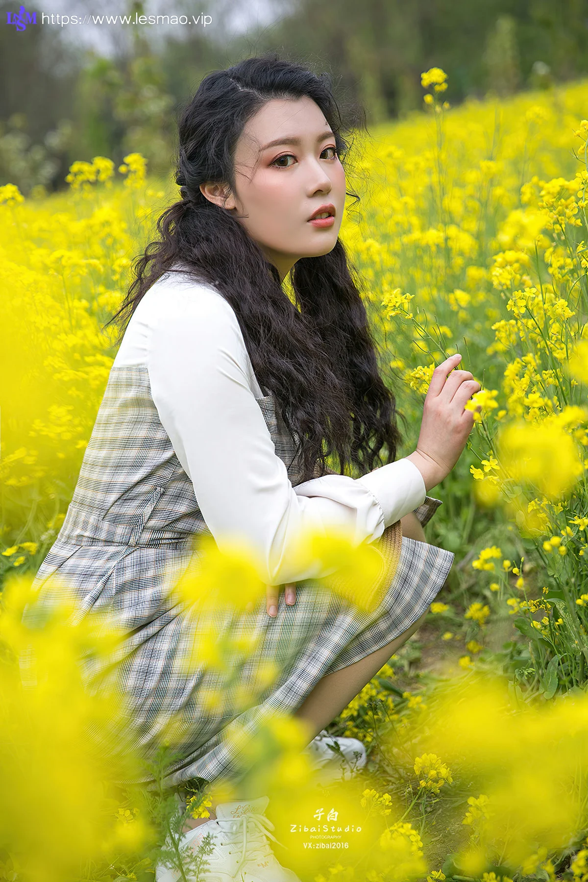 Goddes 头条女神 No.864 油菜花的晴天钟晴 - 5