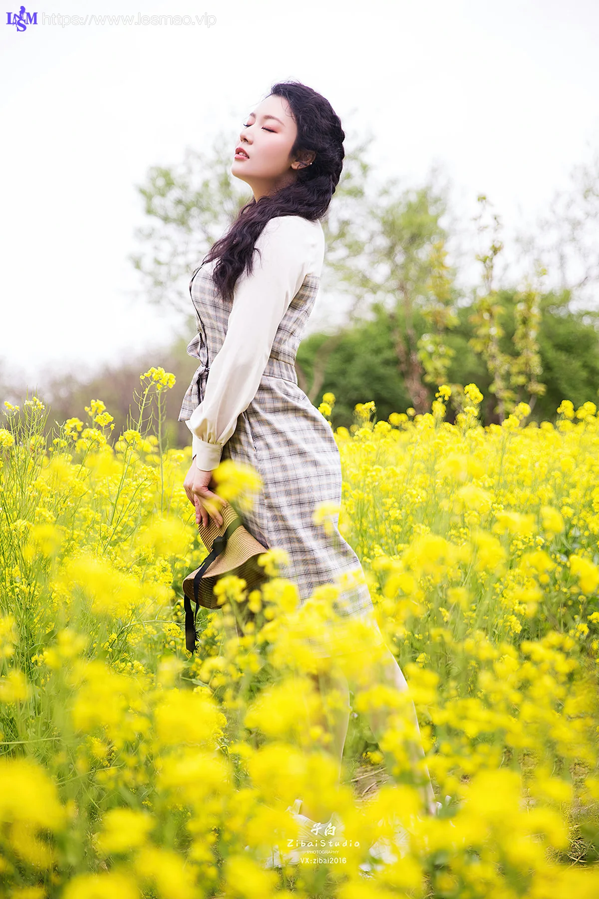 Goddes 头条女神 No.864 油菜花的晴天钟晴 - 7