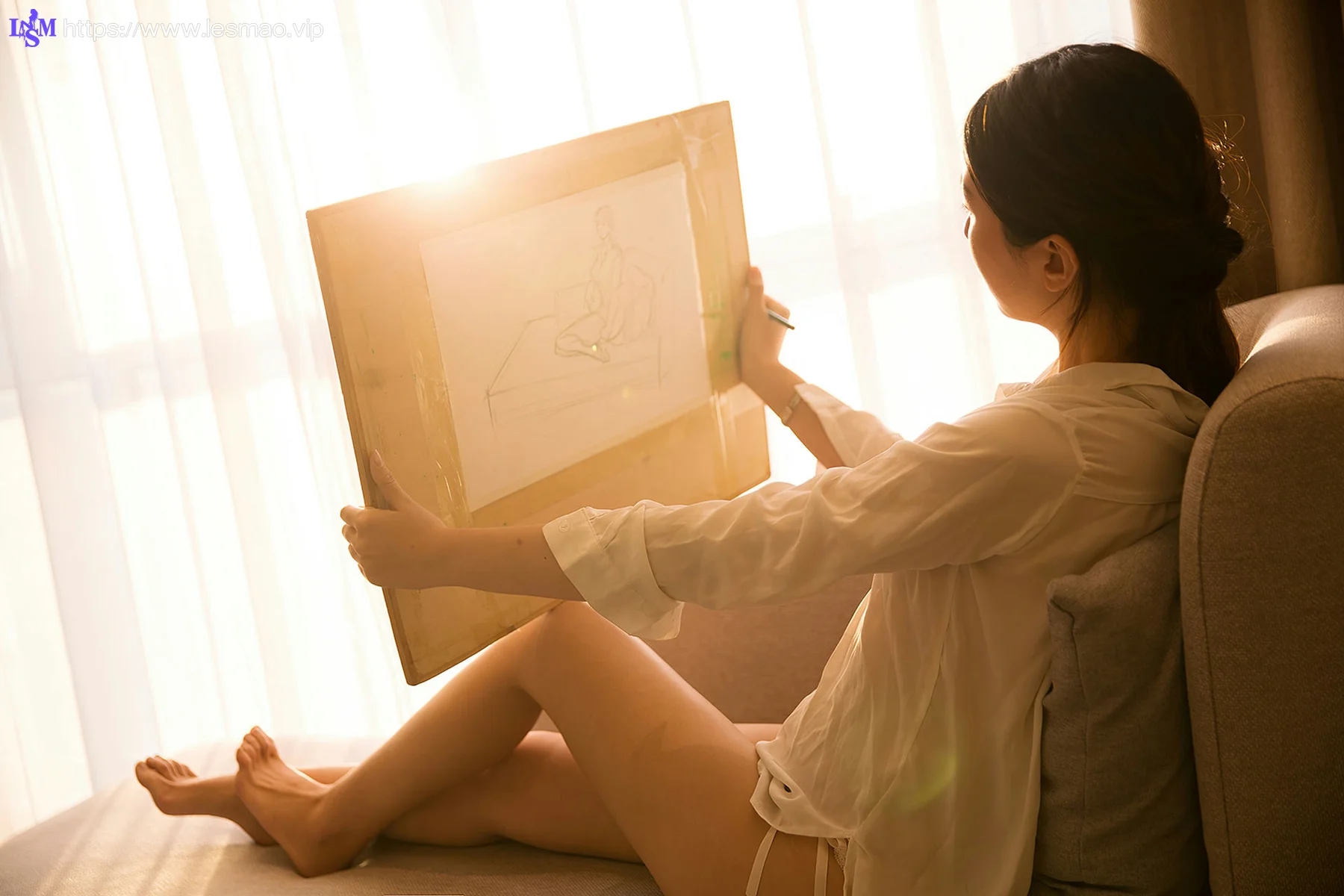 Goddes 头条女神 No.0910 hellen夕阳下的自画像 - 13