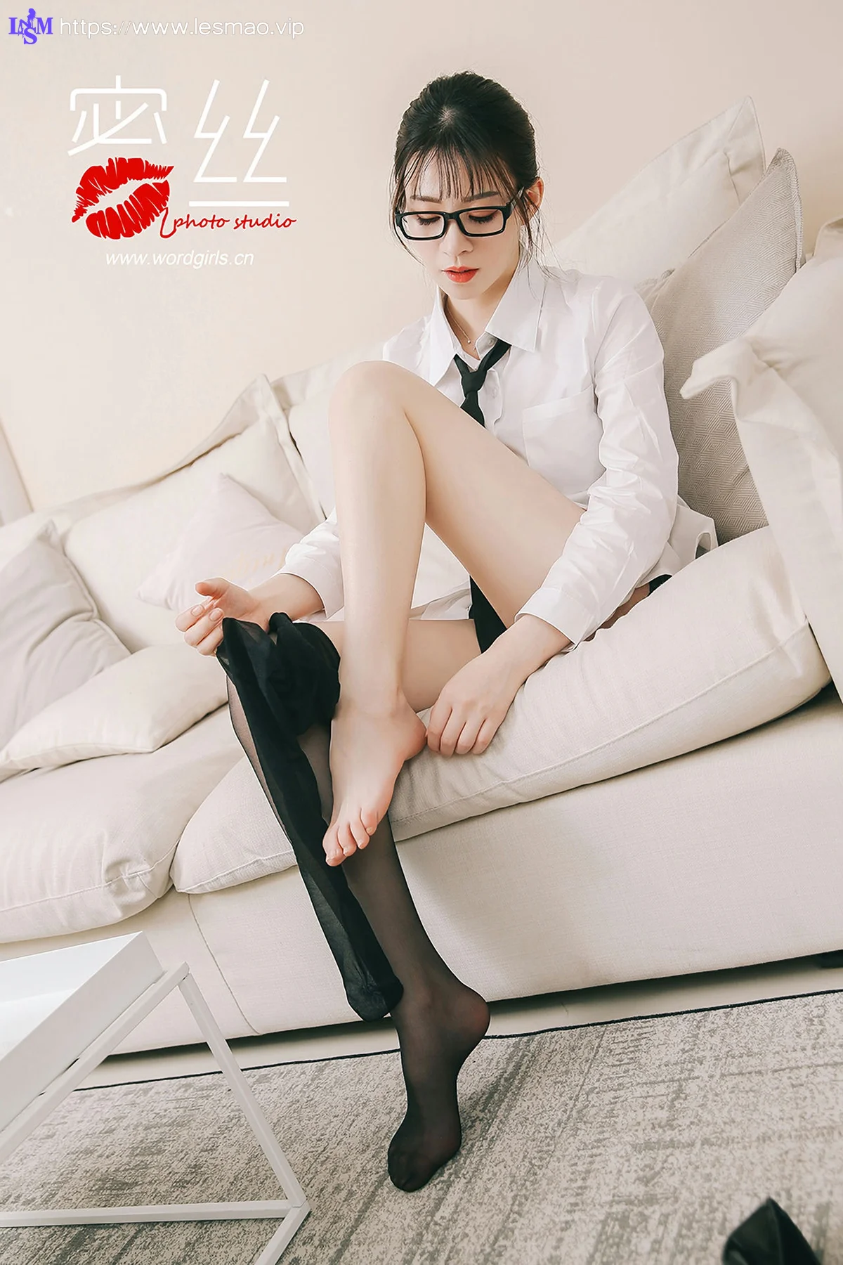 Goddes 头条女神  No.S001 幻雪儿 房租中介小姐姐的黑丝诱惑 - 16