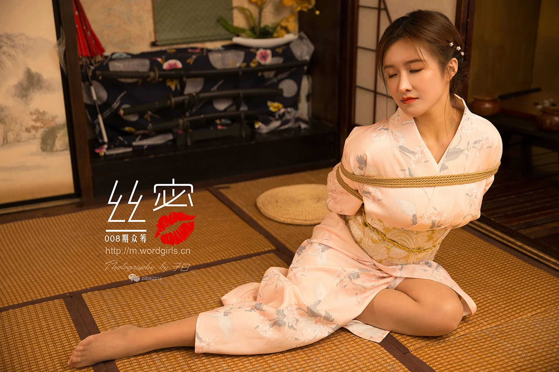Goddes 头条女神  No.S011 JennyR 008期丝蜜众筹回报之和风花与蛇 - 43