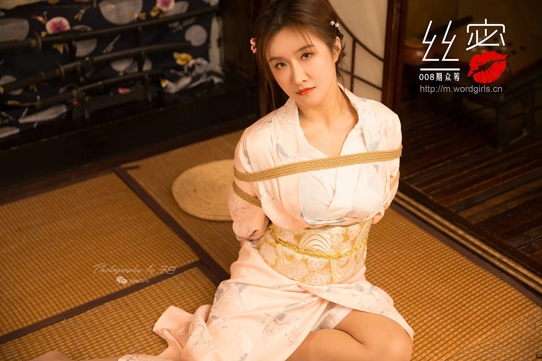 Goddes 头条女神  No.S011 JennyR 008期丝蜜众筹回报之和风花与蛇 - 51