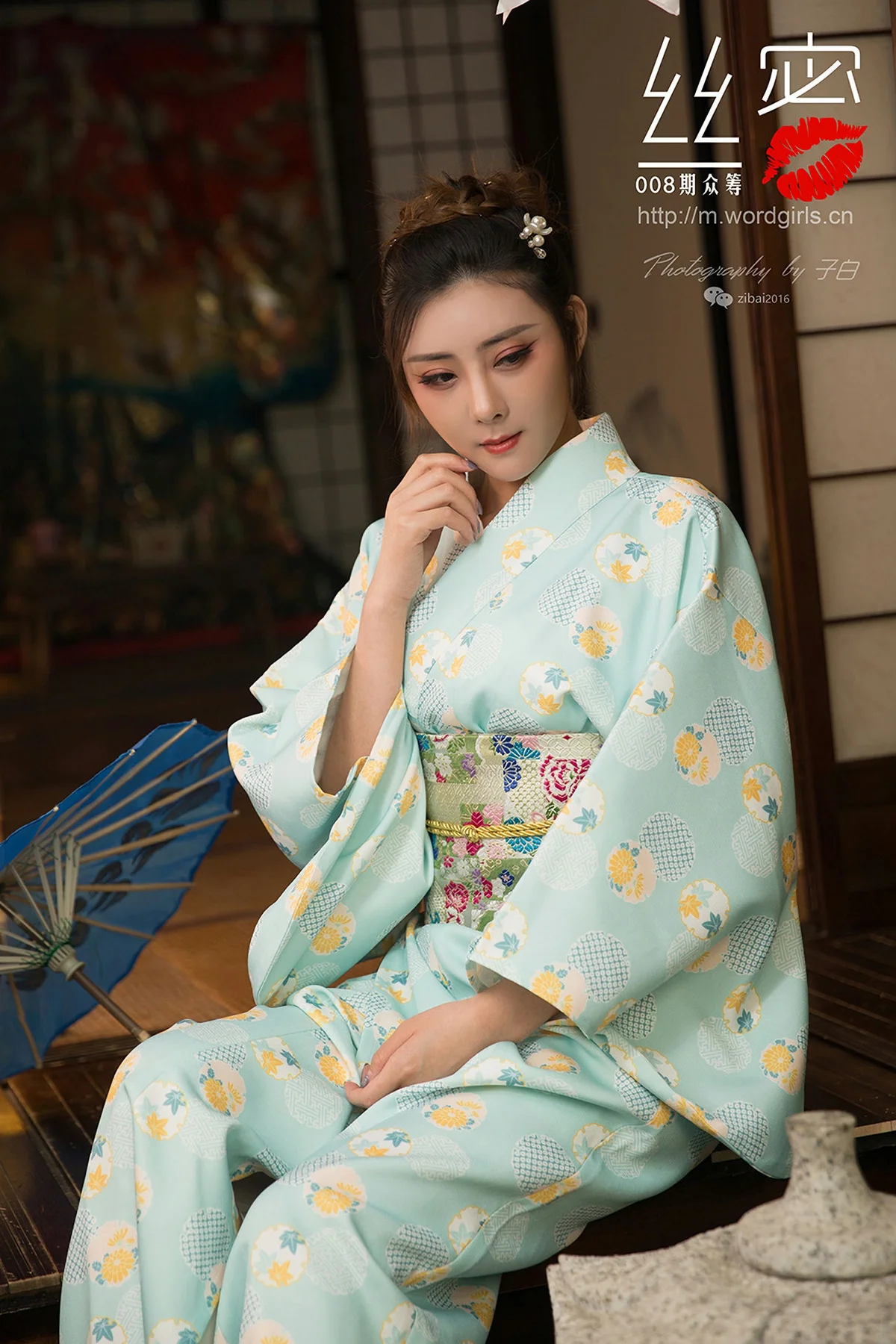 Goddes 头条女神  No.S011 JennyR 008期丝蜜众筹回报之和风花与蛇 - 74