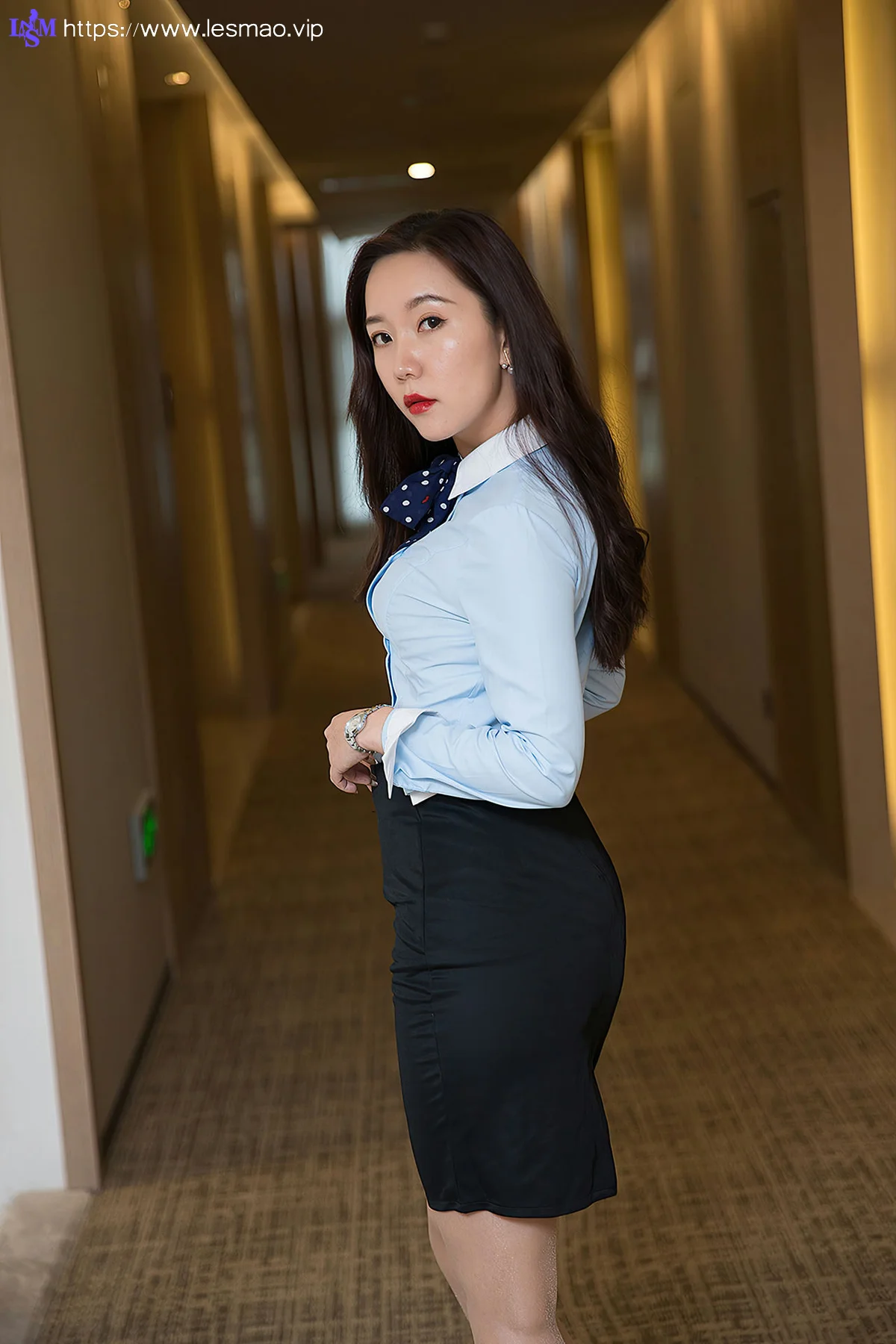 Goddes 头条女神 No.S045 静香的OL故事VIP艾静香 - 16