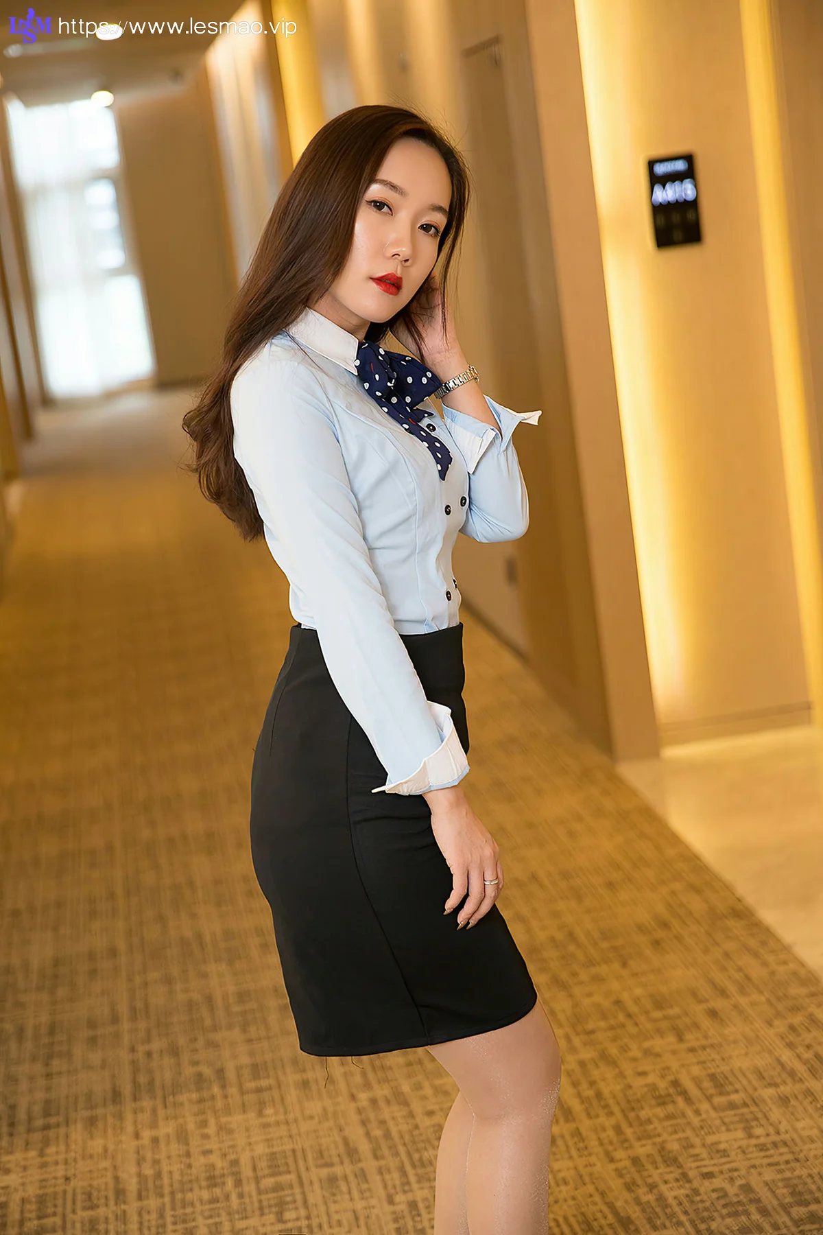 Goddes 头条女神 No.S045 静香的OL故事VIP艾静香 - 18