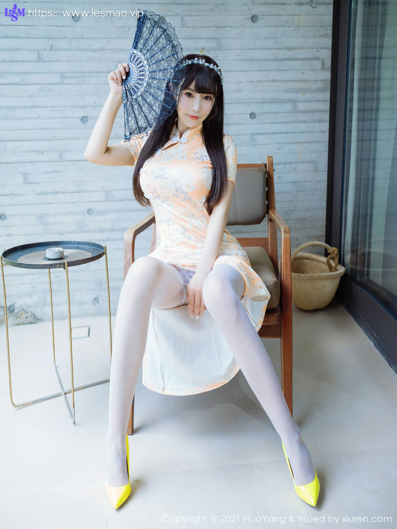 HuaYang 花漾show Vol.436 典雅旗袍 朱可儿Flower 桂林旅拍11 - 1