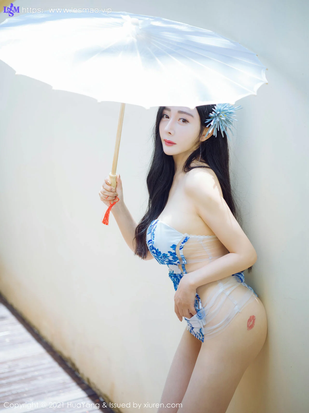HuaYang 花漾show Vol.450 巨乳青花瓷旗袍 允爾 阳朔旅拍1 - 18