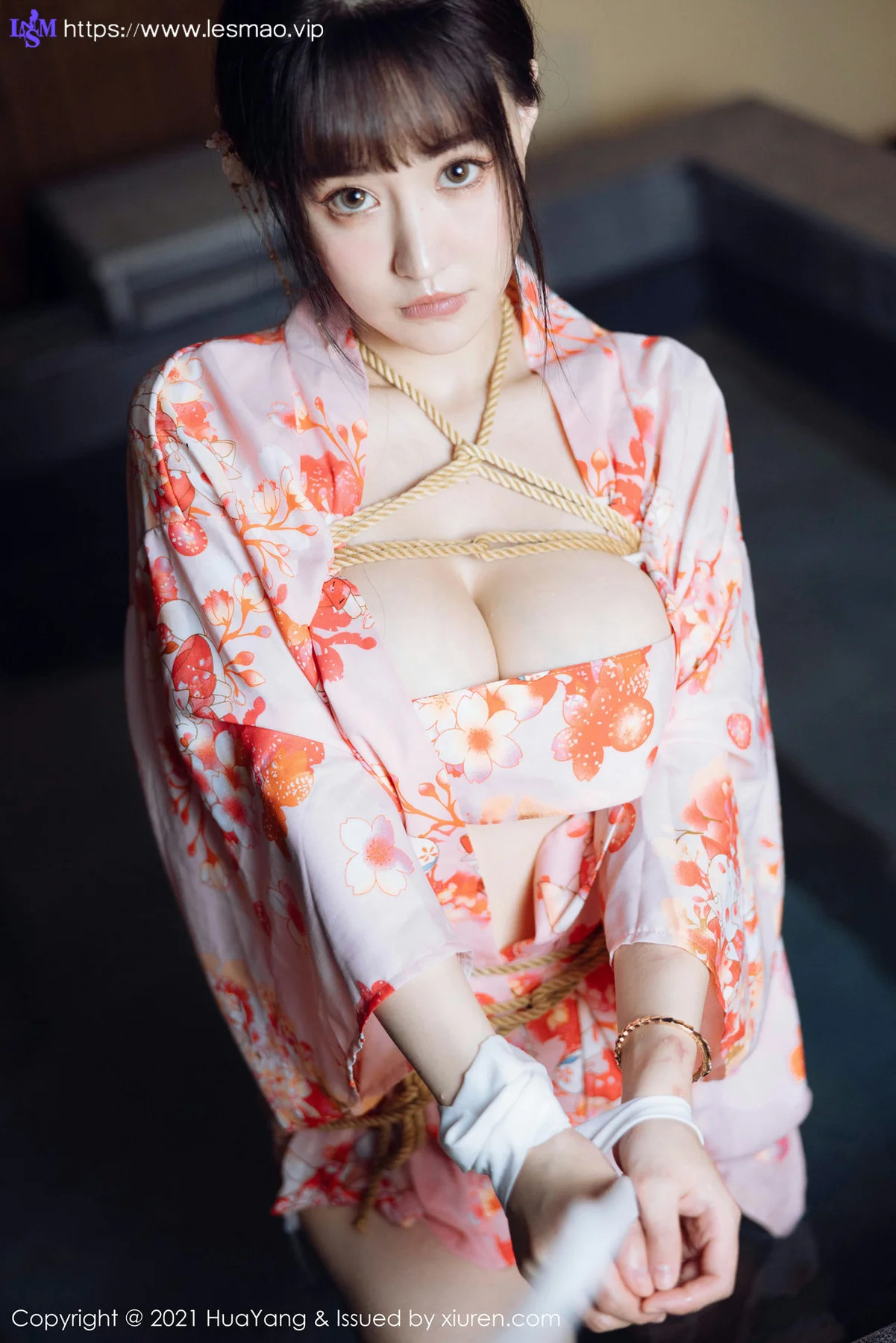 HuaYang 花漾show Vol.463 温泉和服捆绑 朱可儿Flower 成都旅拍33 - 25