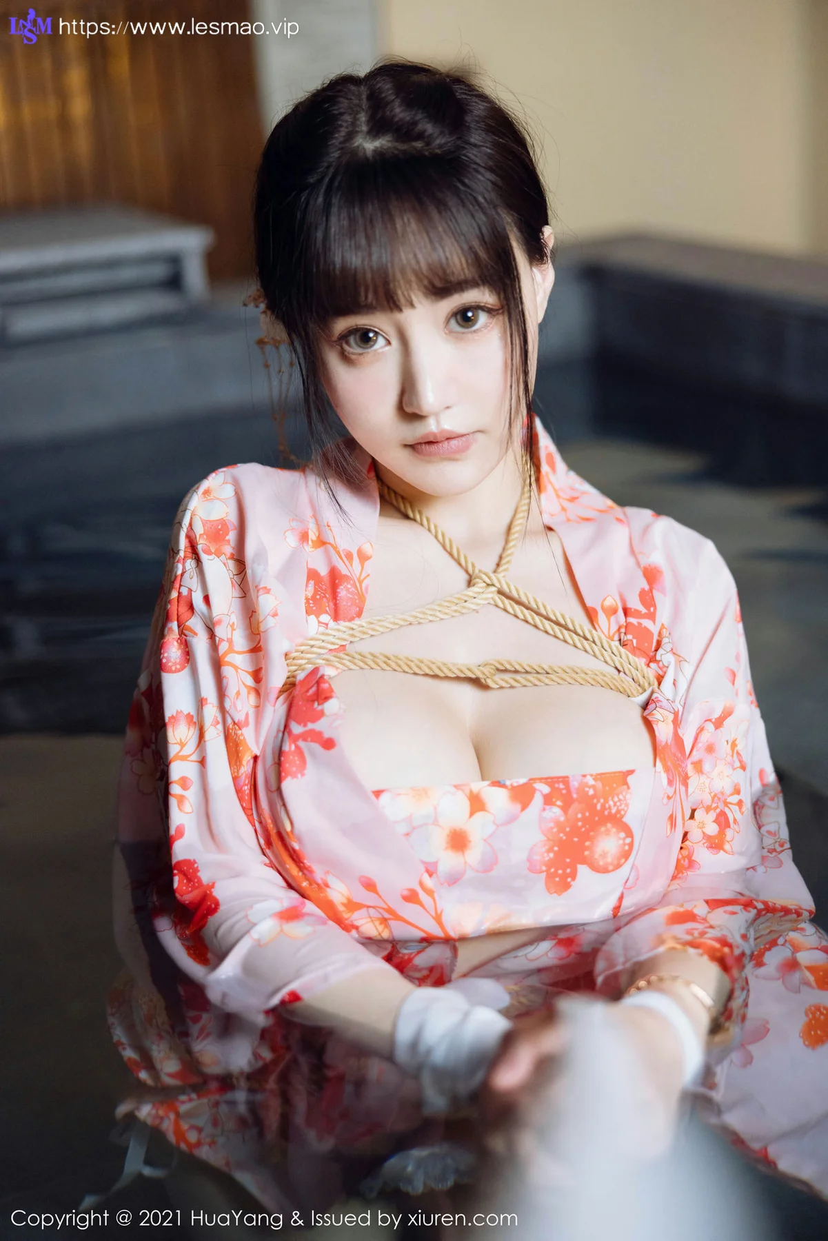 HuaYang 花漾show Vol.463 温泉和服捆绑 朱可儿Flower 成都旅拍33 - 29